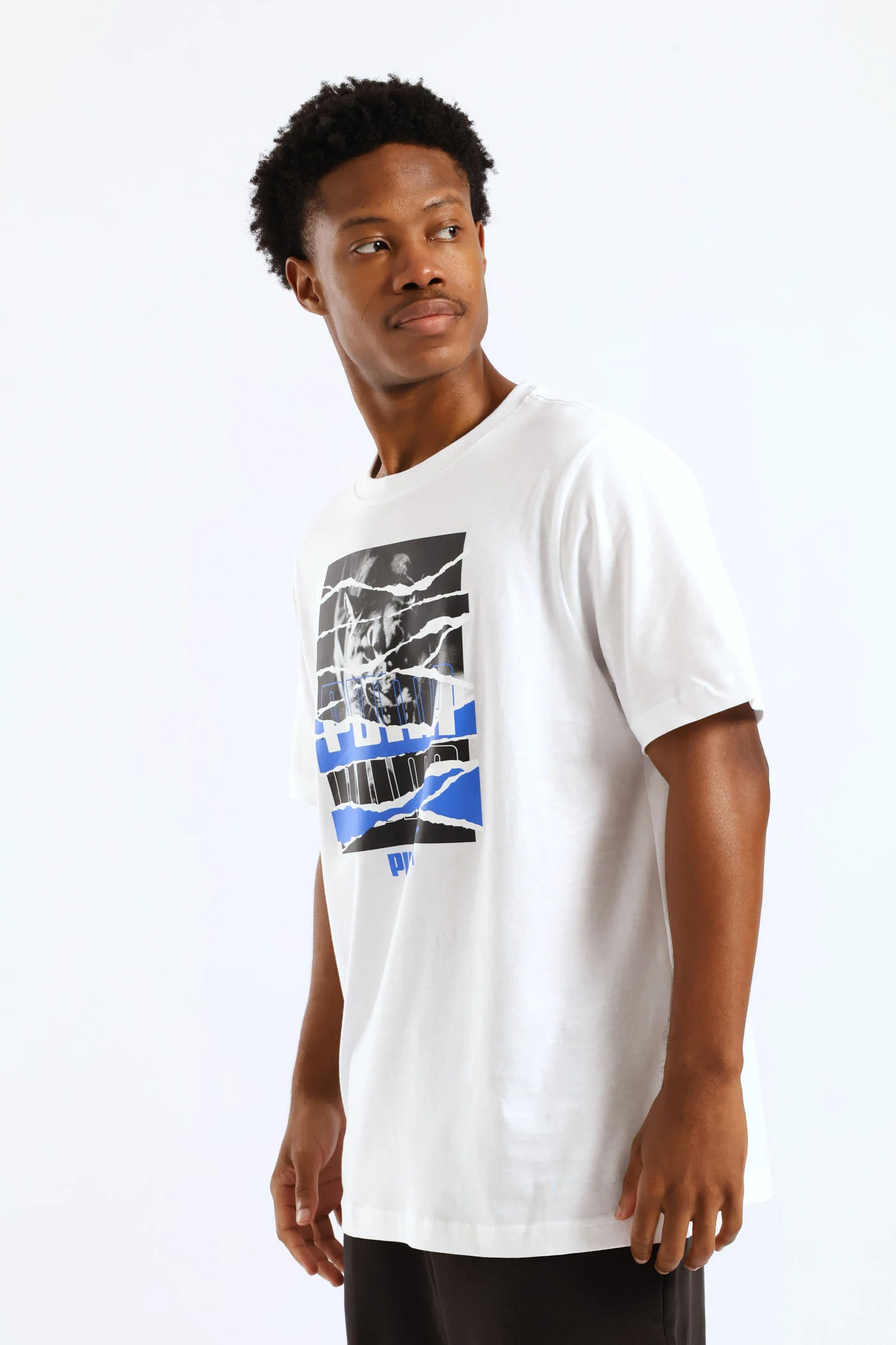Graphic Photoprint Tee - White - Image 3