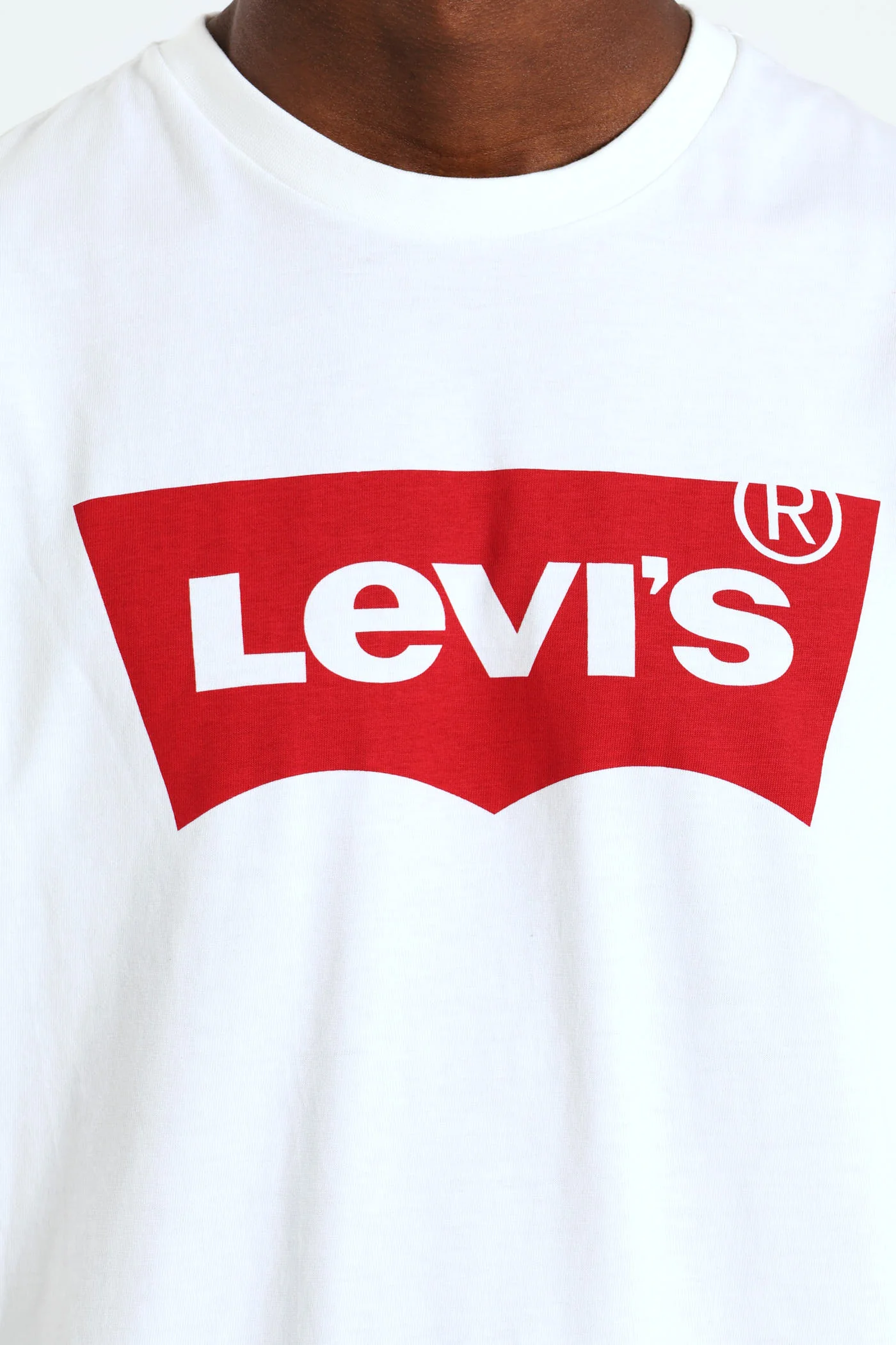 Graphic Set-In Neck Tee - White - Image 4