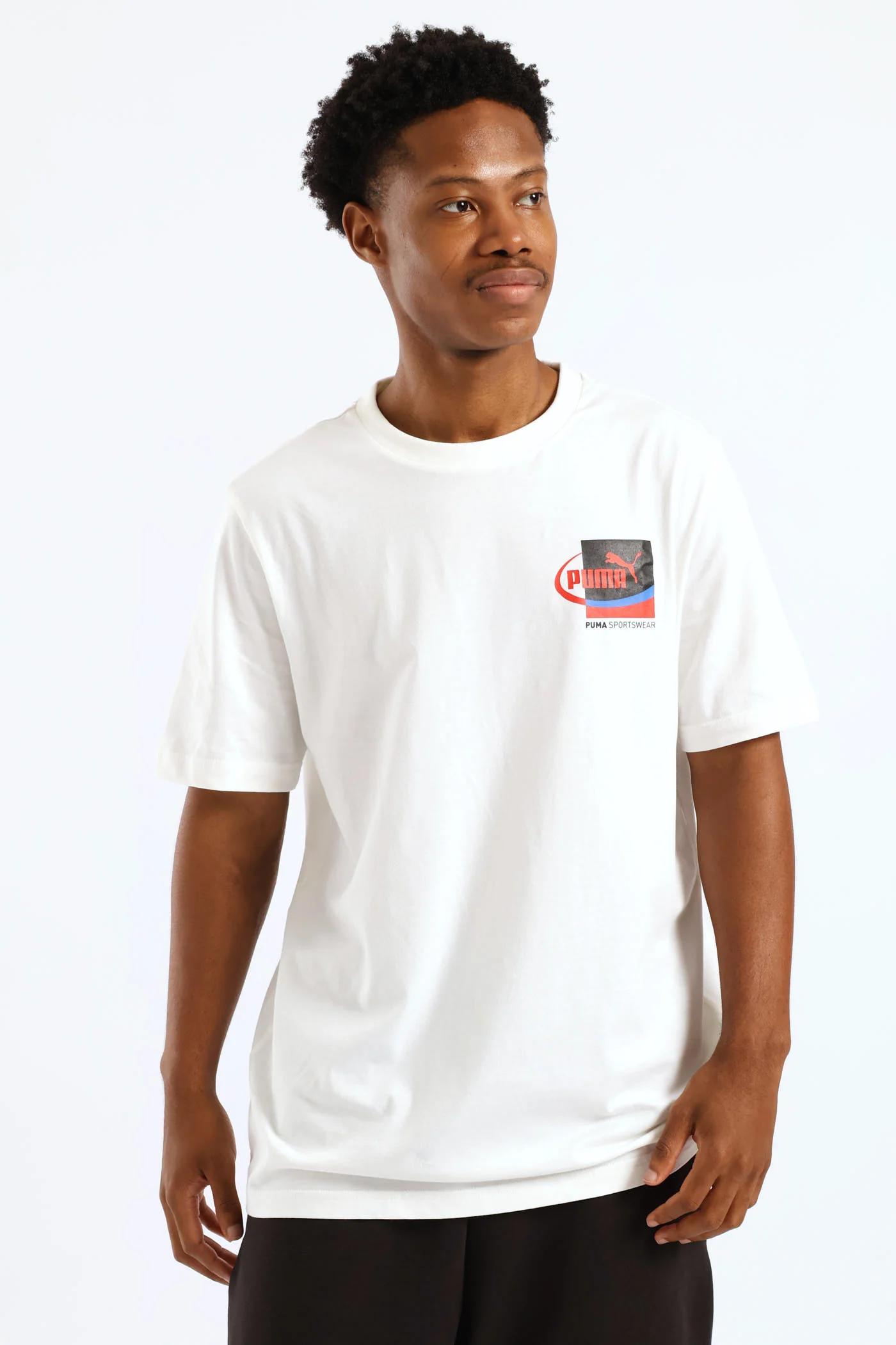 Graphic Small Box Tee - White - Image 3