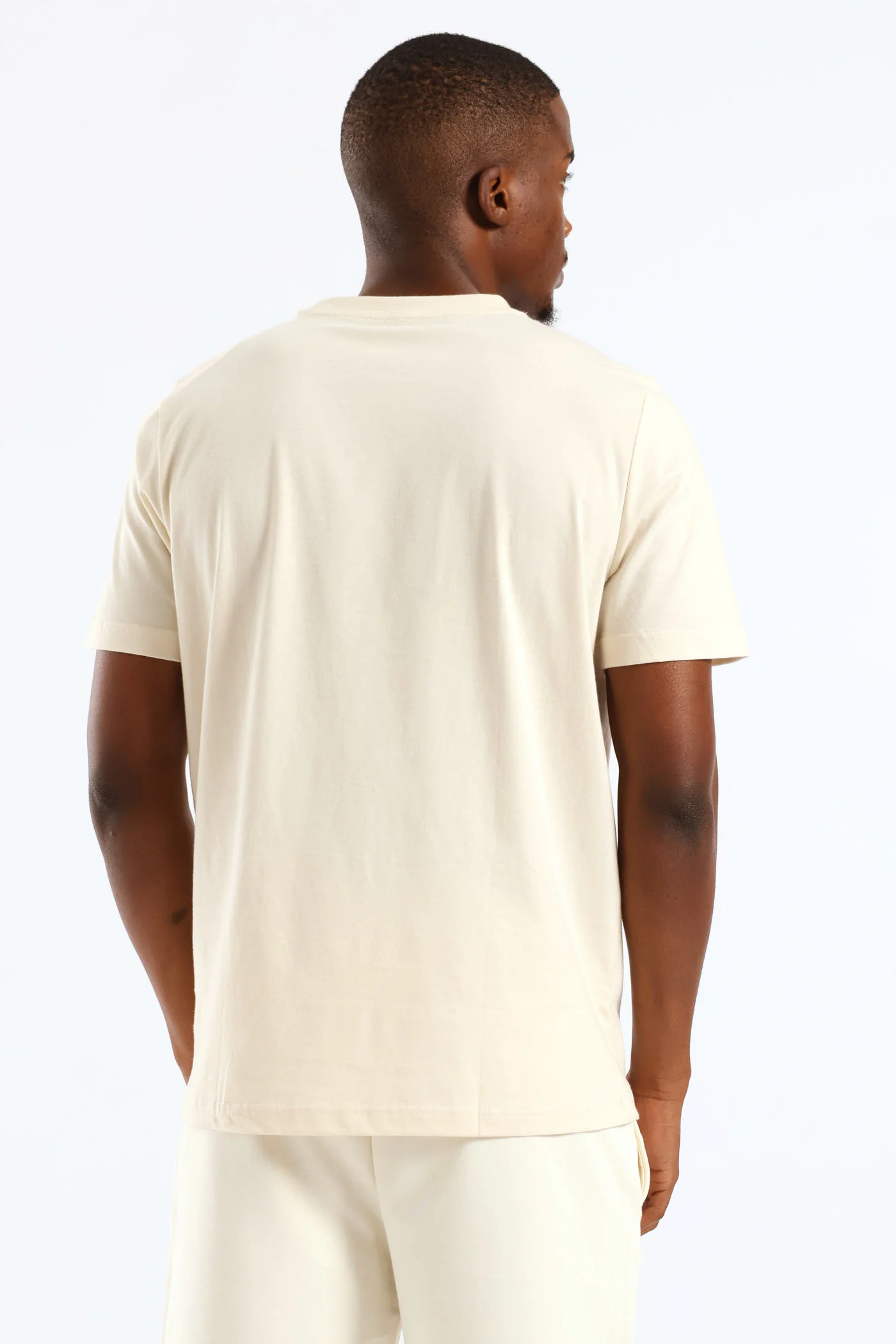 Graphic Sneaker Tee - Cream - Image 2