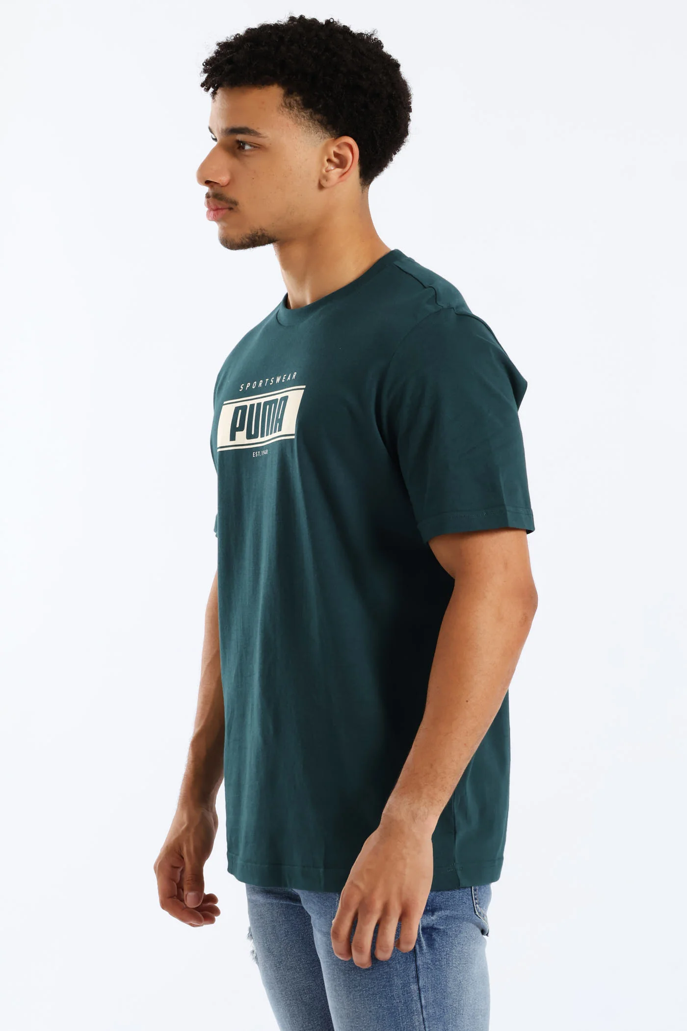 Graphic Sportswear Tee - Forest Green - Image 3