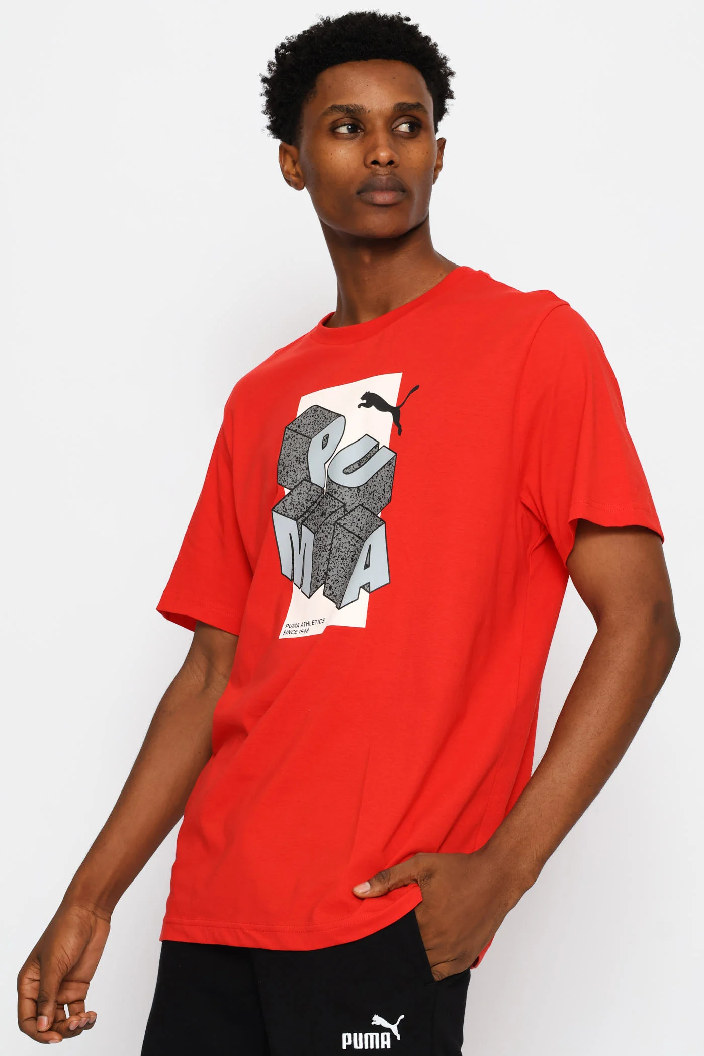 Graphic Tee - Red - Image 3