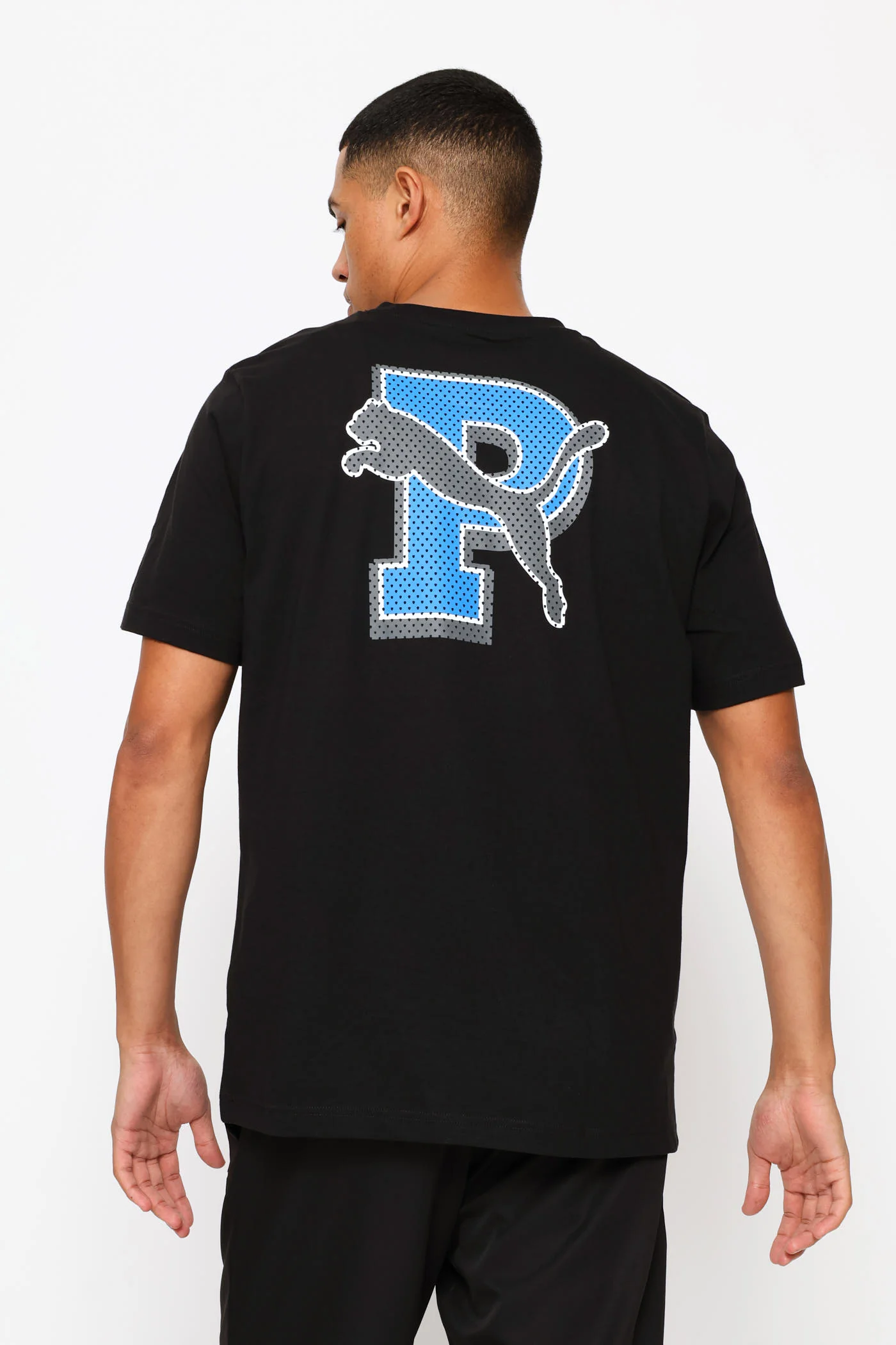 Graphic Vasity Tee - Black - Image 2