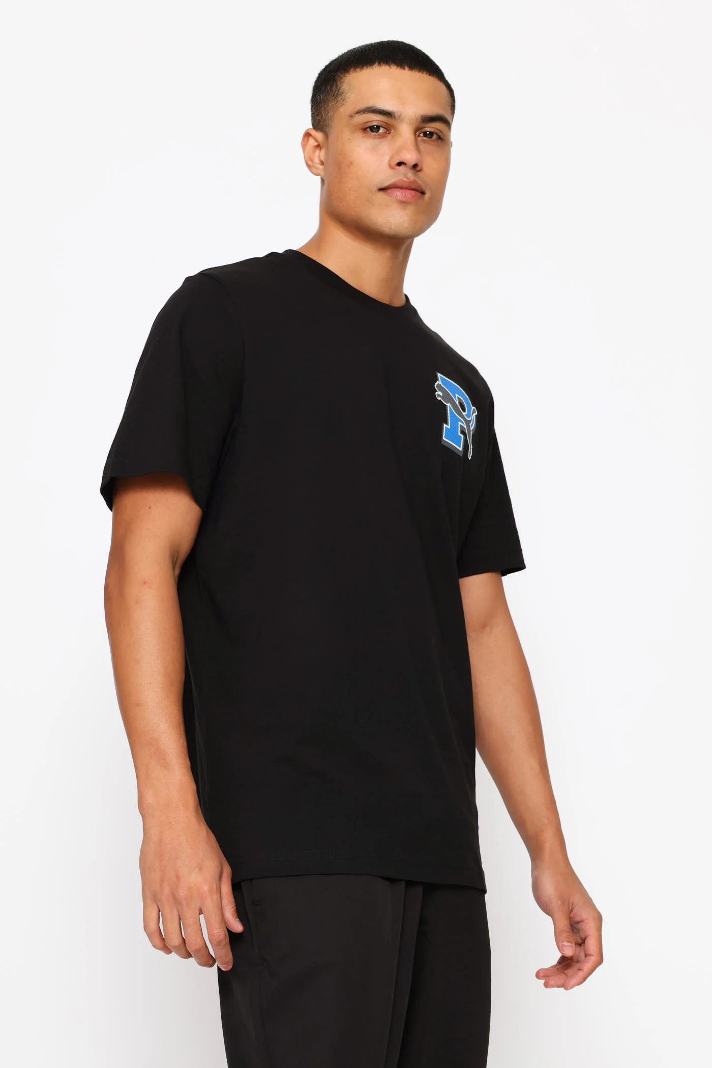 Graphic Vasity Tee - Black - Image 3