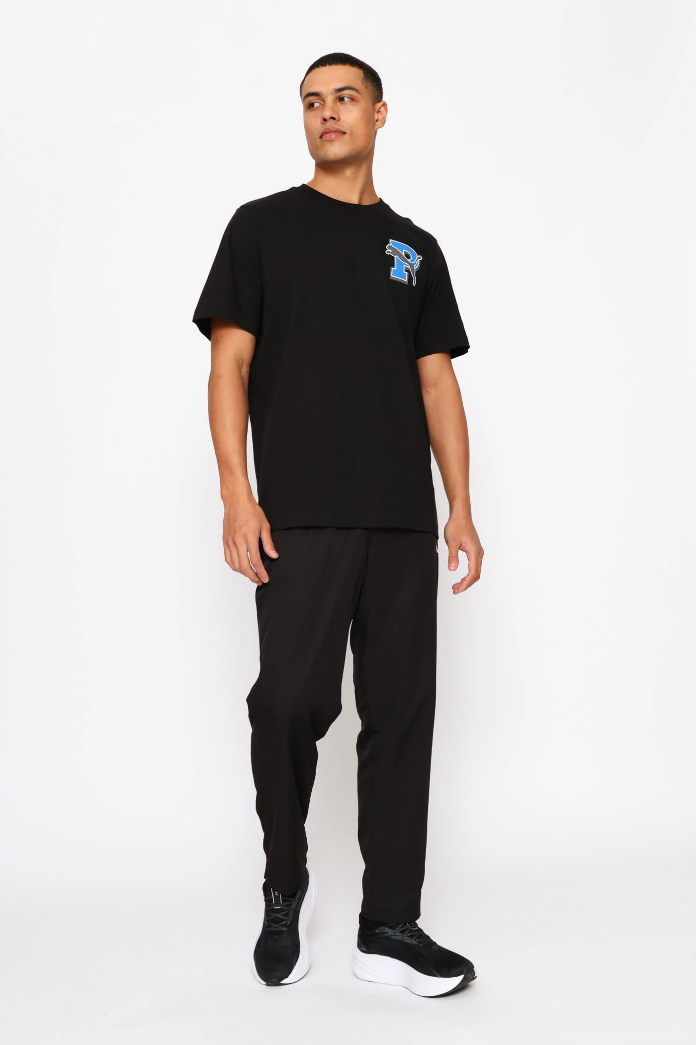 Graphic Vasity Tee - Black - Image 5