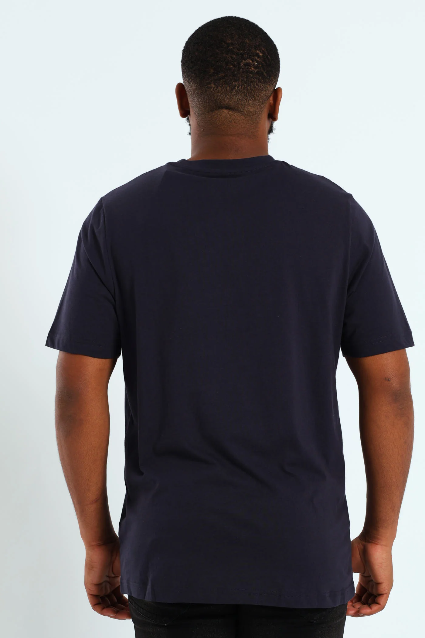 Graphics Cat Logo Tee - Navy - Image 3