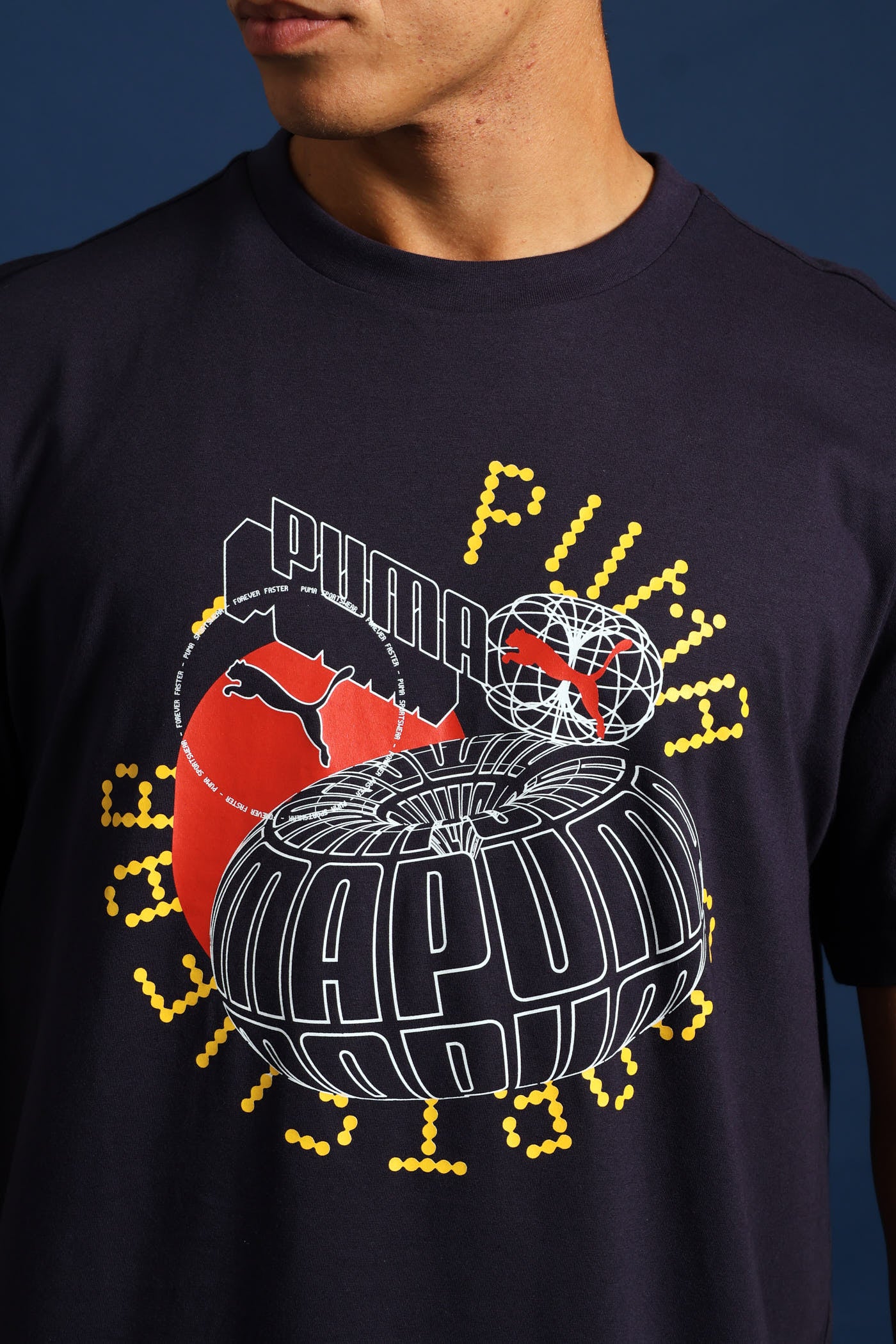Graphics Execution Tee - Navy - Image 2