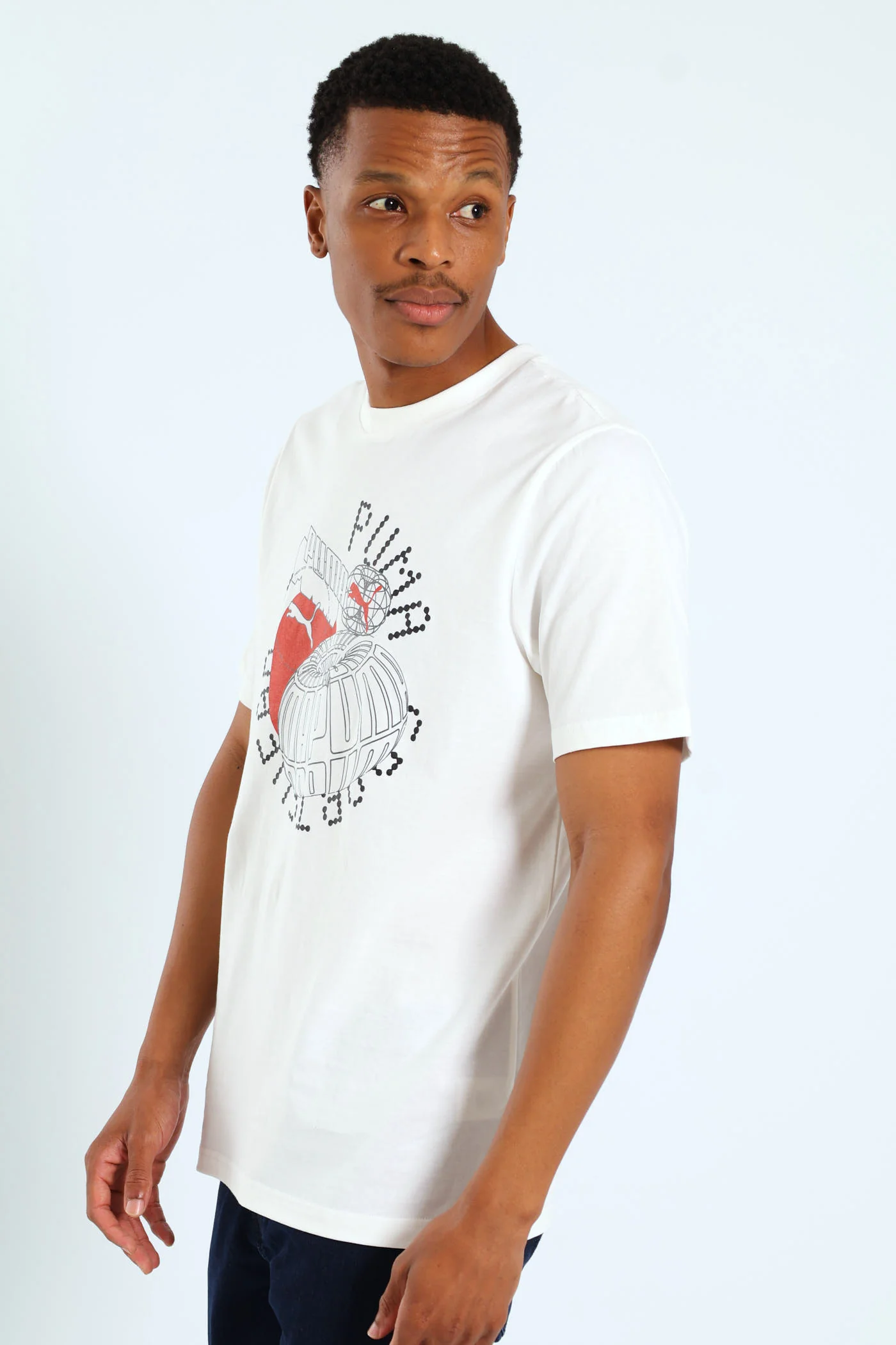 Graphics Execution Tee - White - Image 3