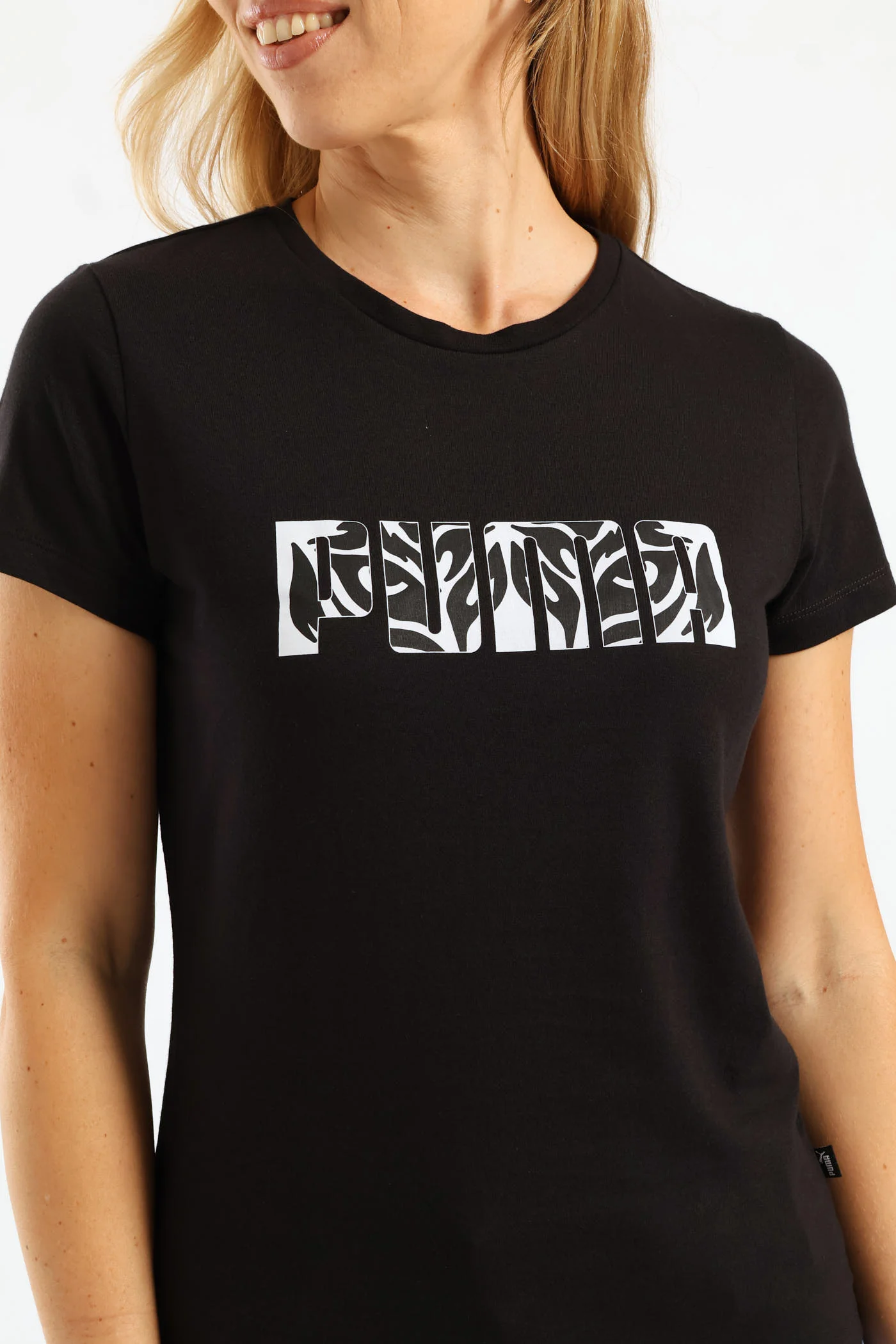 Feline Graphics Tee - Black - Image 3