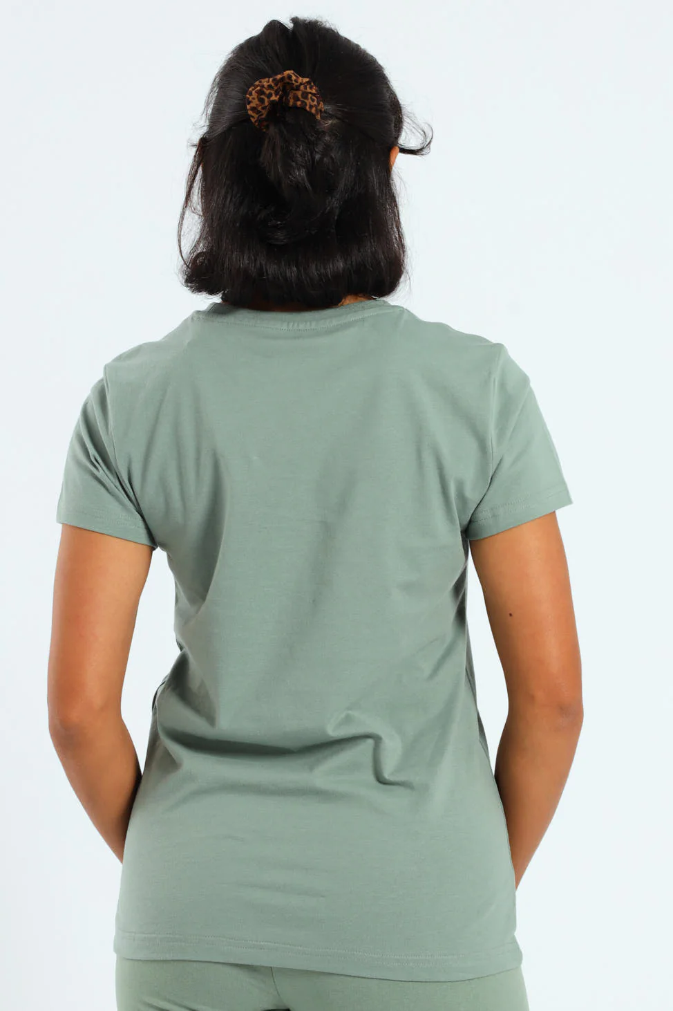Graphics Floral Logo Tee - Green - Image 4