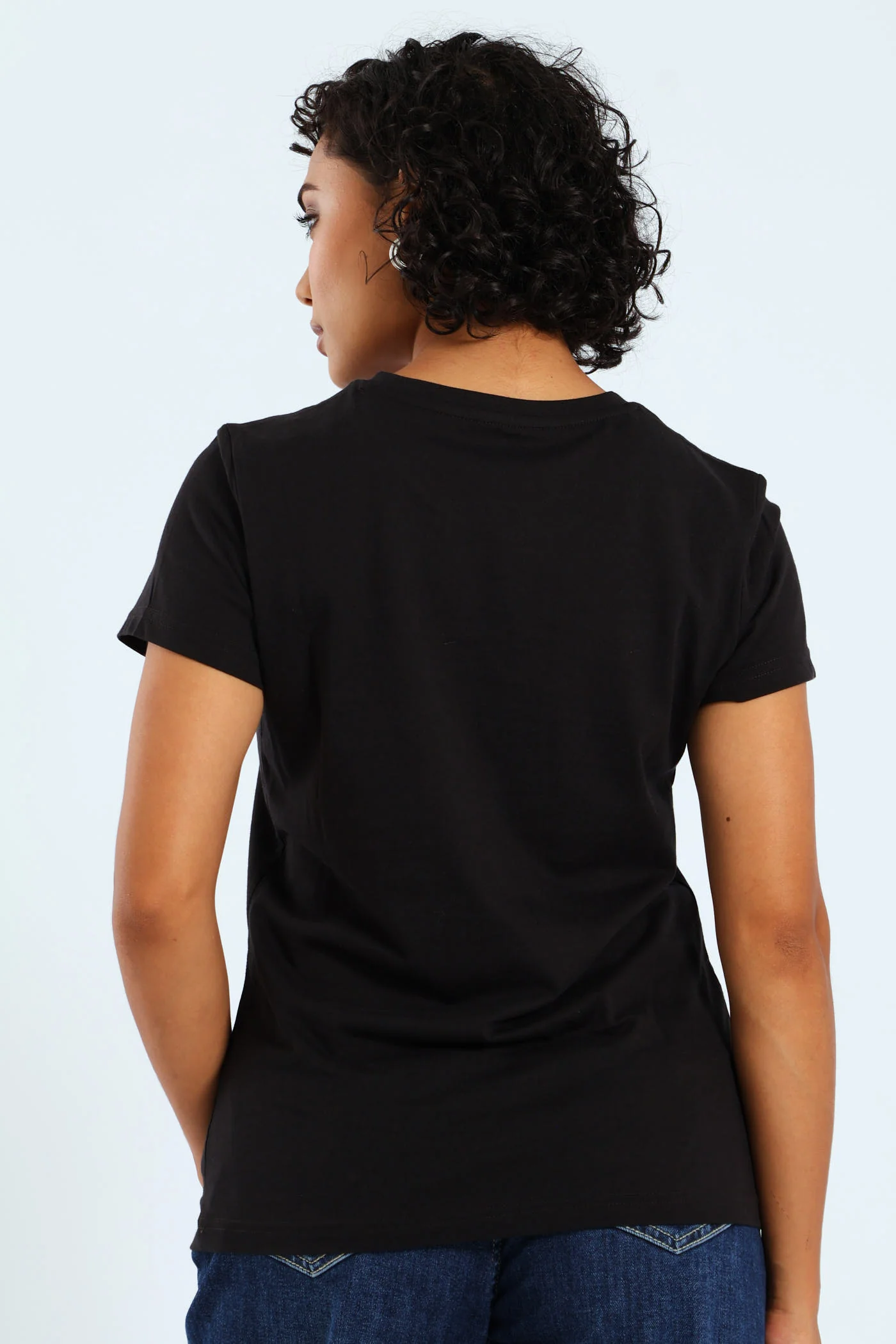 Graphics Floral Puma Logo Tee - Black - Image 3