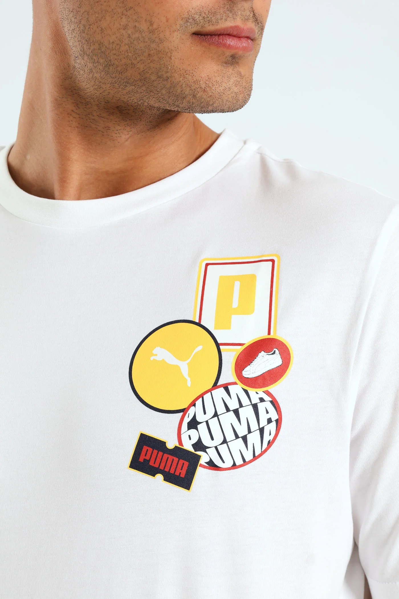 Graphics Icon Tee - White - Image 2