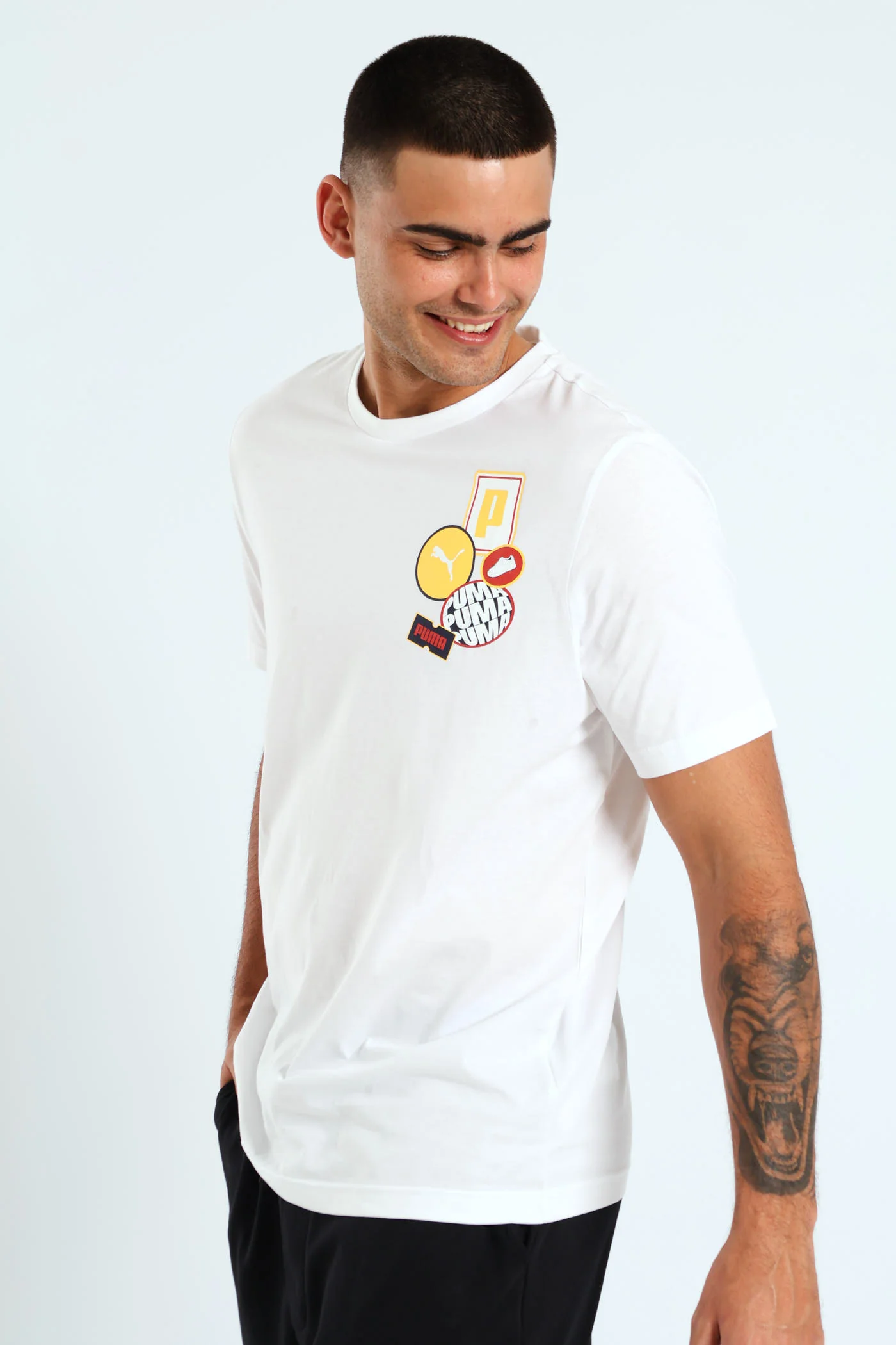 Graphics Icon Tee - White - Image 3