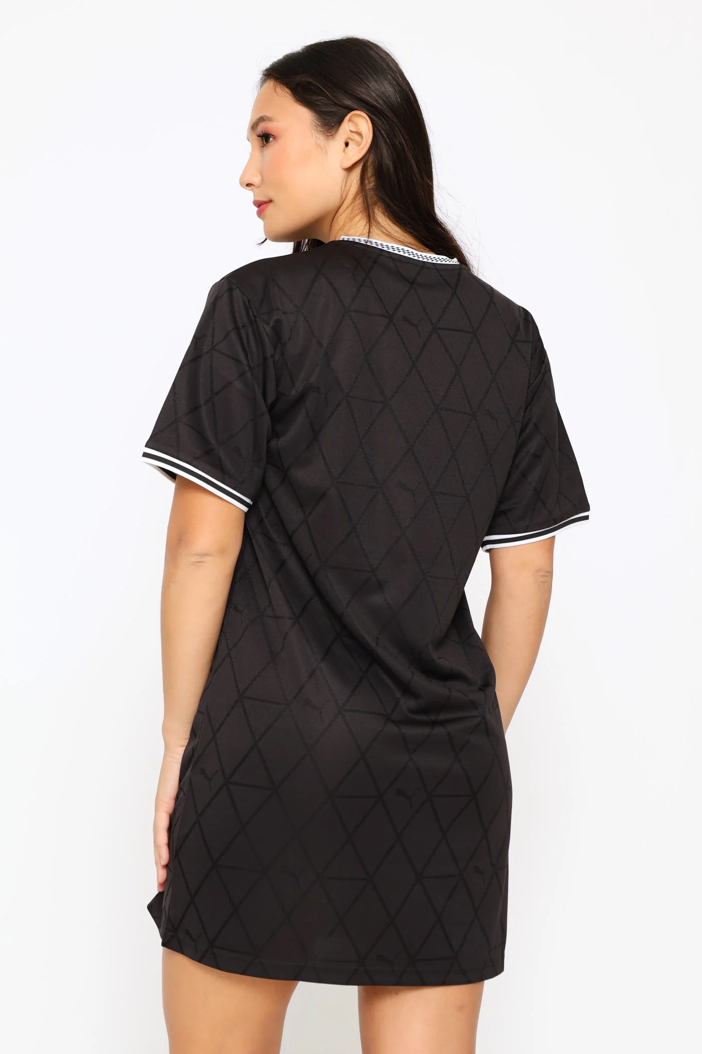 Graphics Logo Tee Dress - Black - Image 2