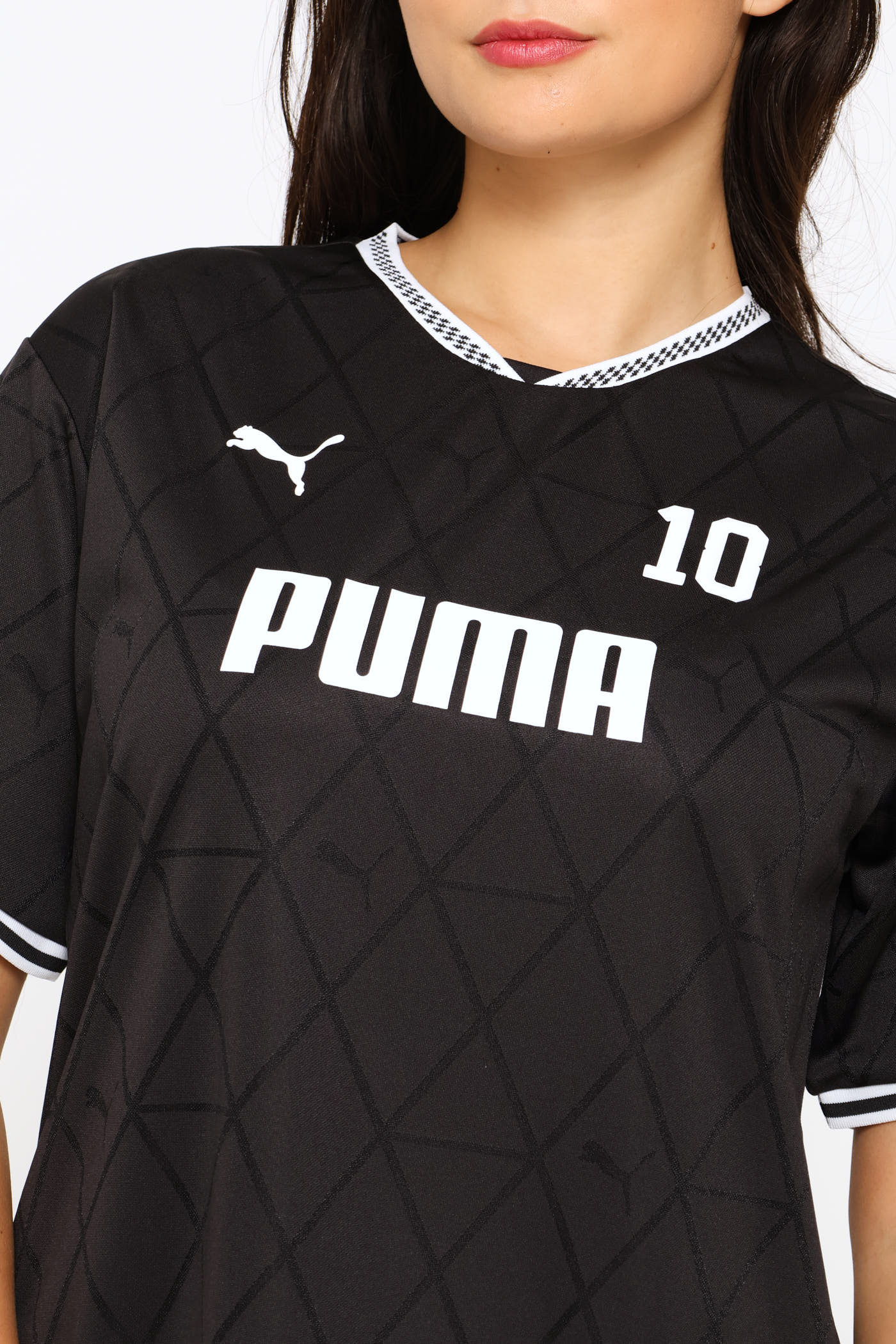 Graphics Logo Tee Dress - Black - Image 3
