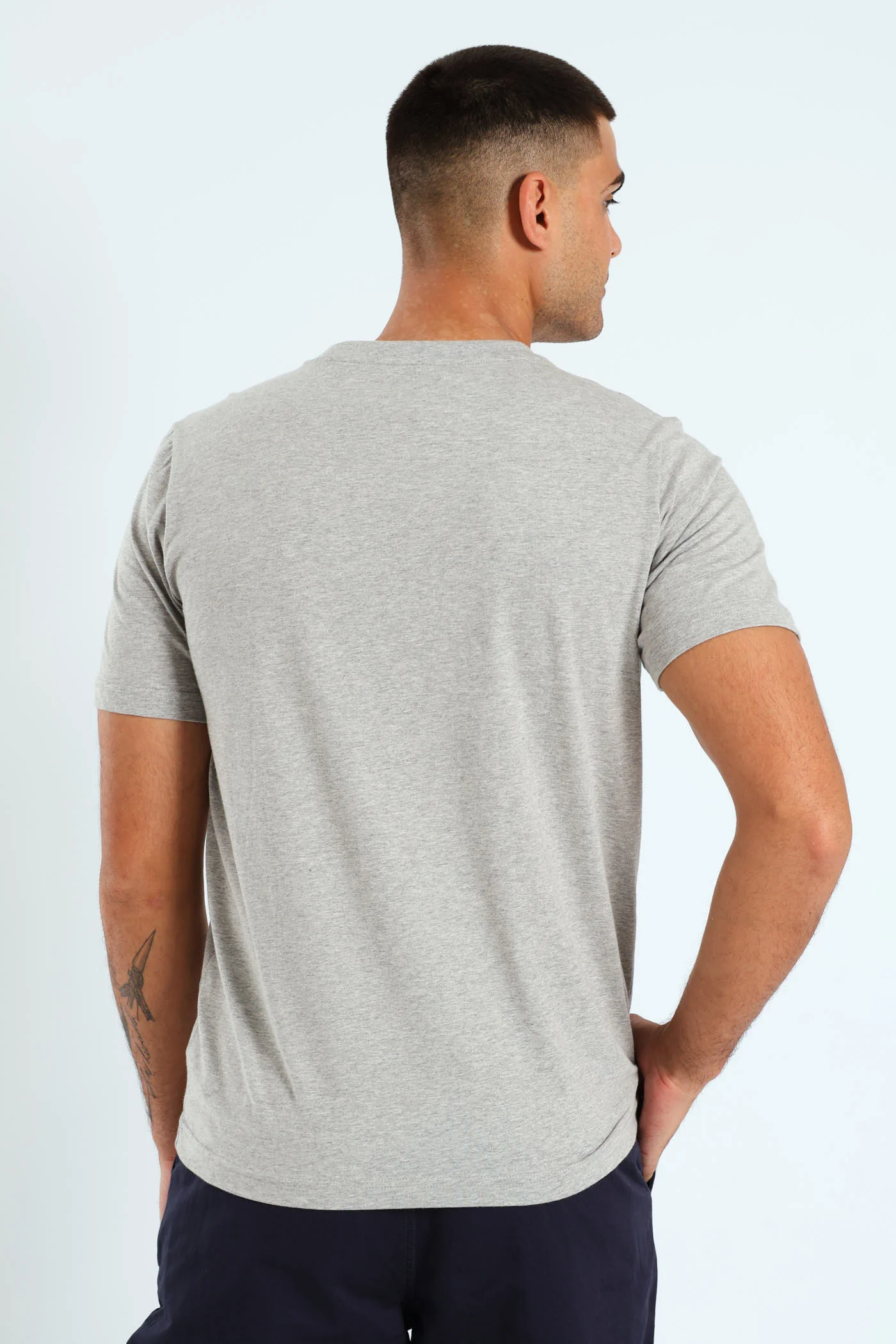 Graphics Multiple Cat Logo Tee - Light Grey - Image 3