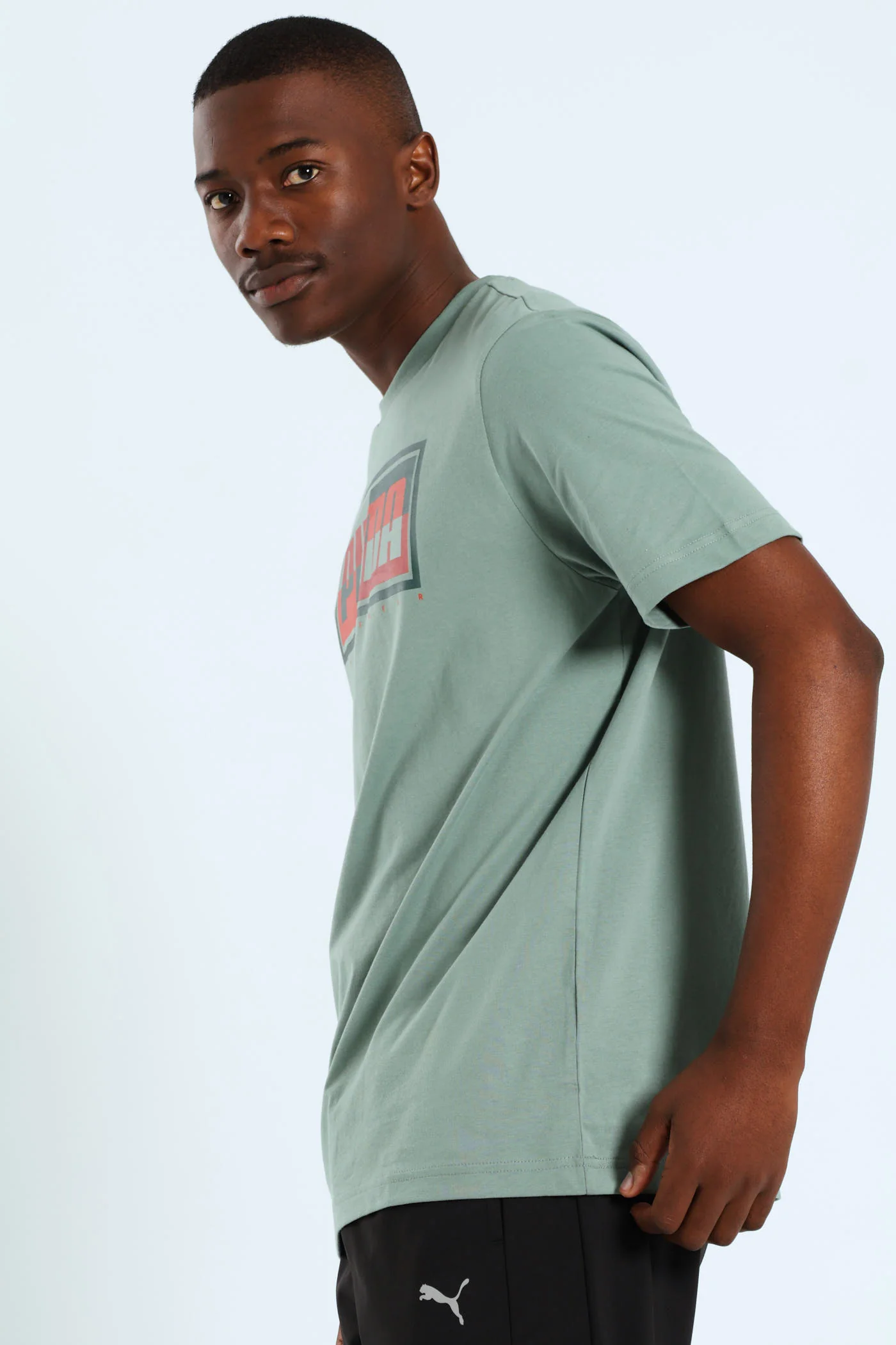 Graphics Puma Box Tee - Green - Image 2