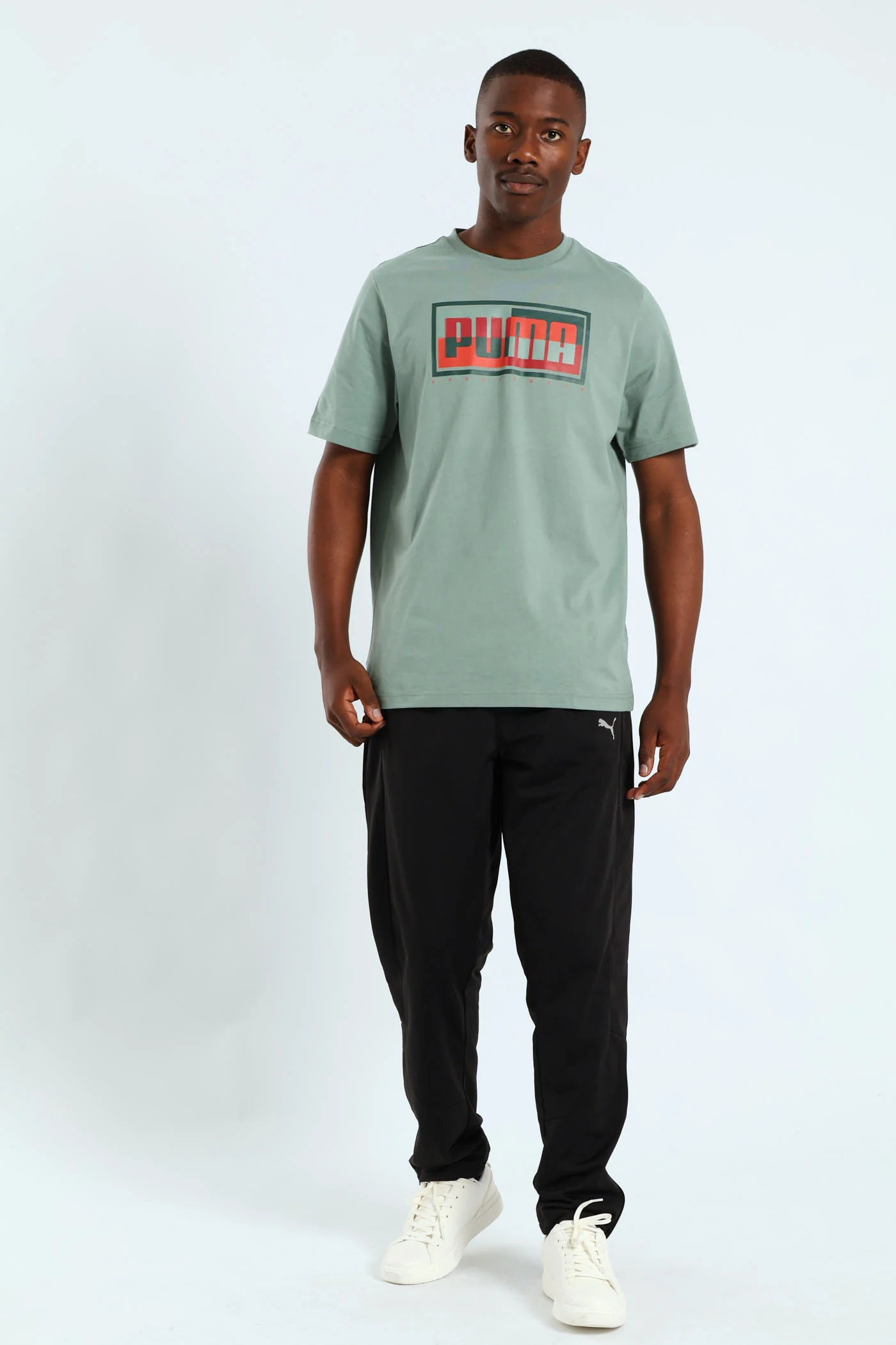 Graphics Puma Box Tee - Green - Image 4