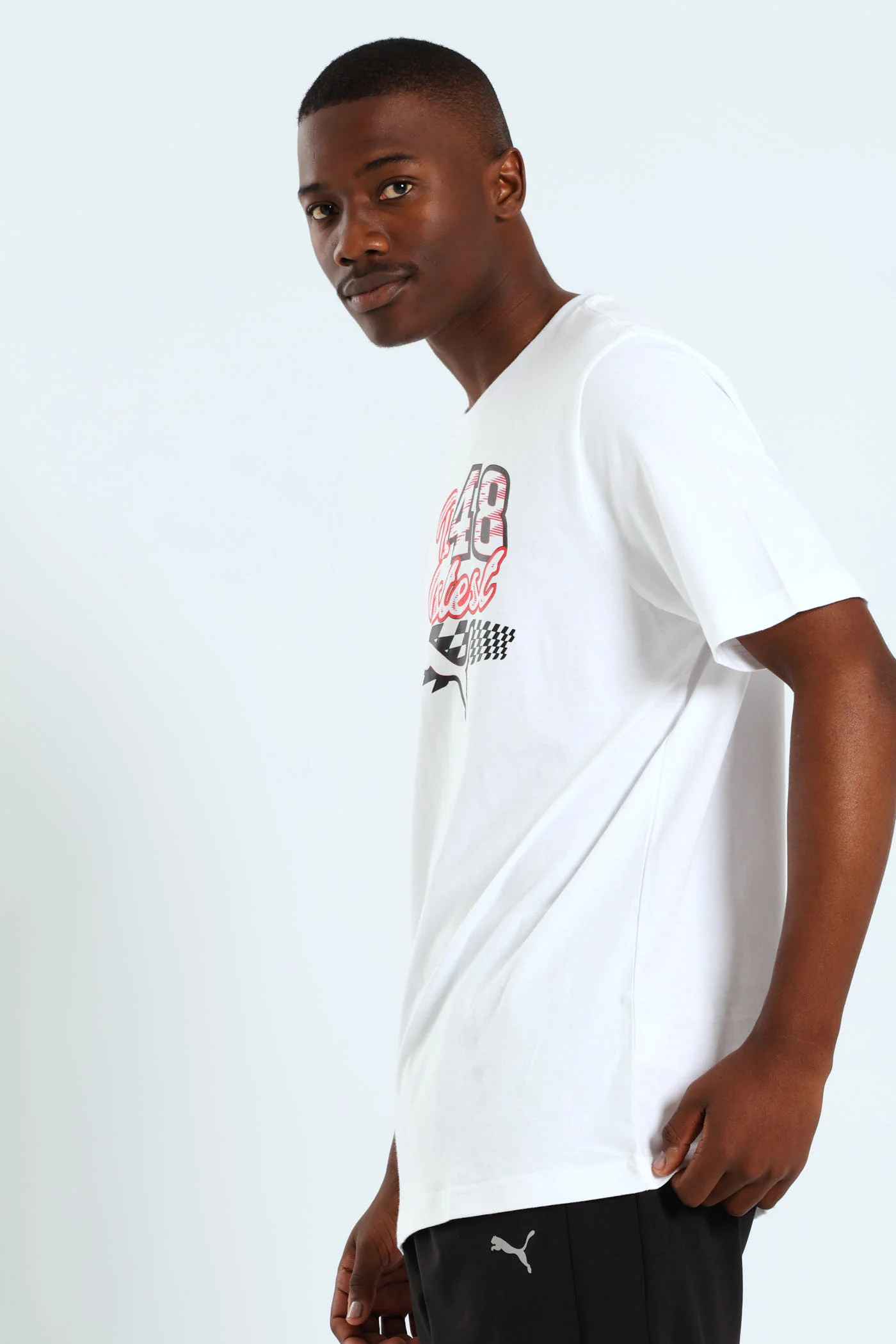 Graphics The Fastest Logo Tee - White - Image 4