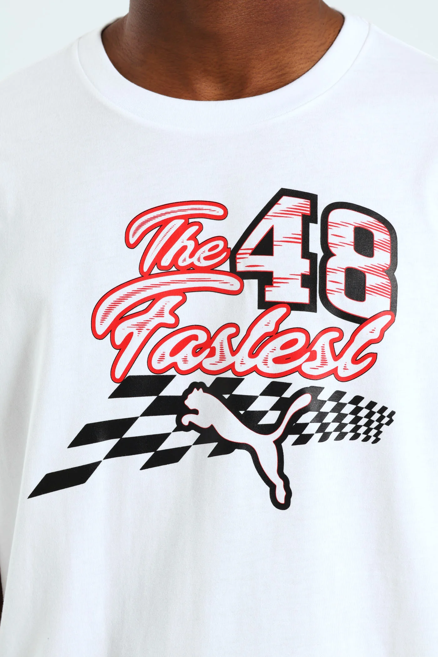 Graphics The Fastest Logo Tee - White - Image 5