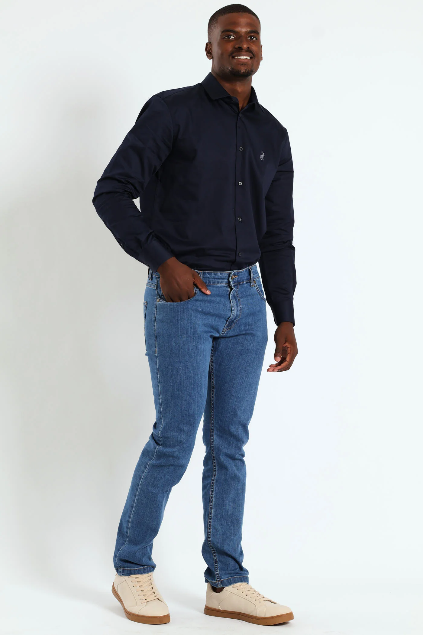 Greig Shirt - Navy - Image 2