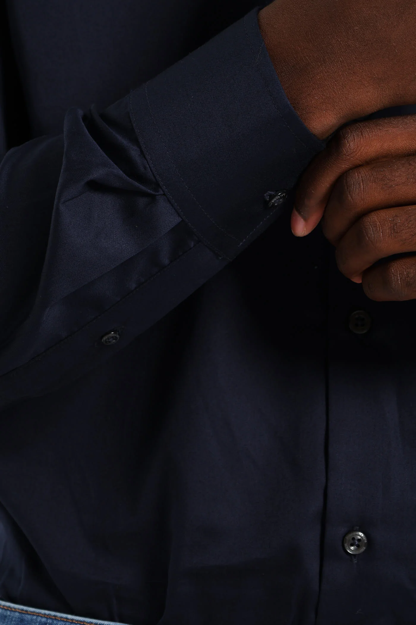Greig Shirt - Navy - Image 6