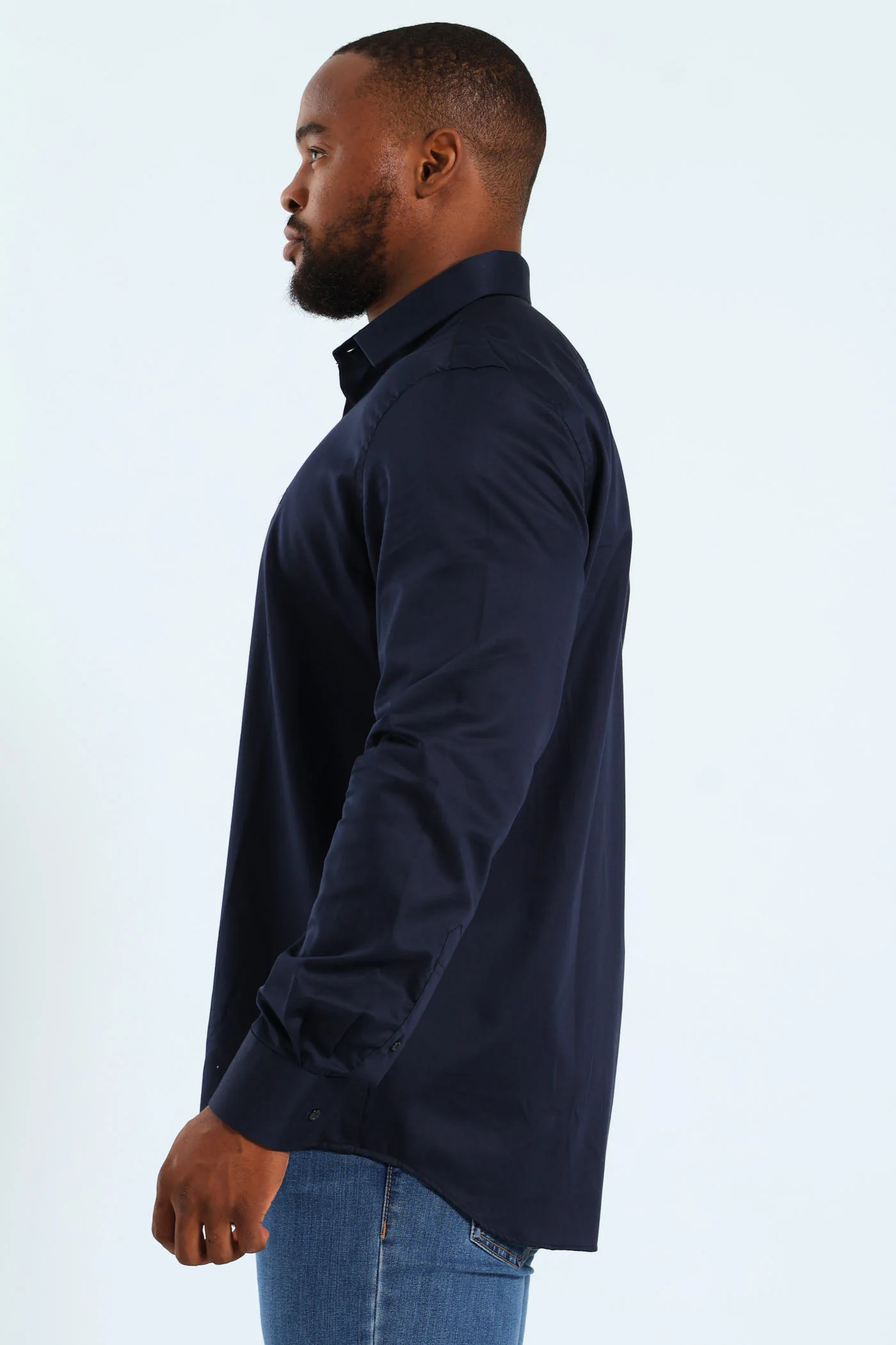 Greig Shirt - Navy - Image 5