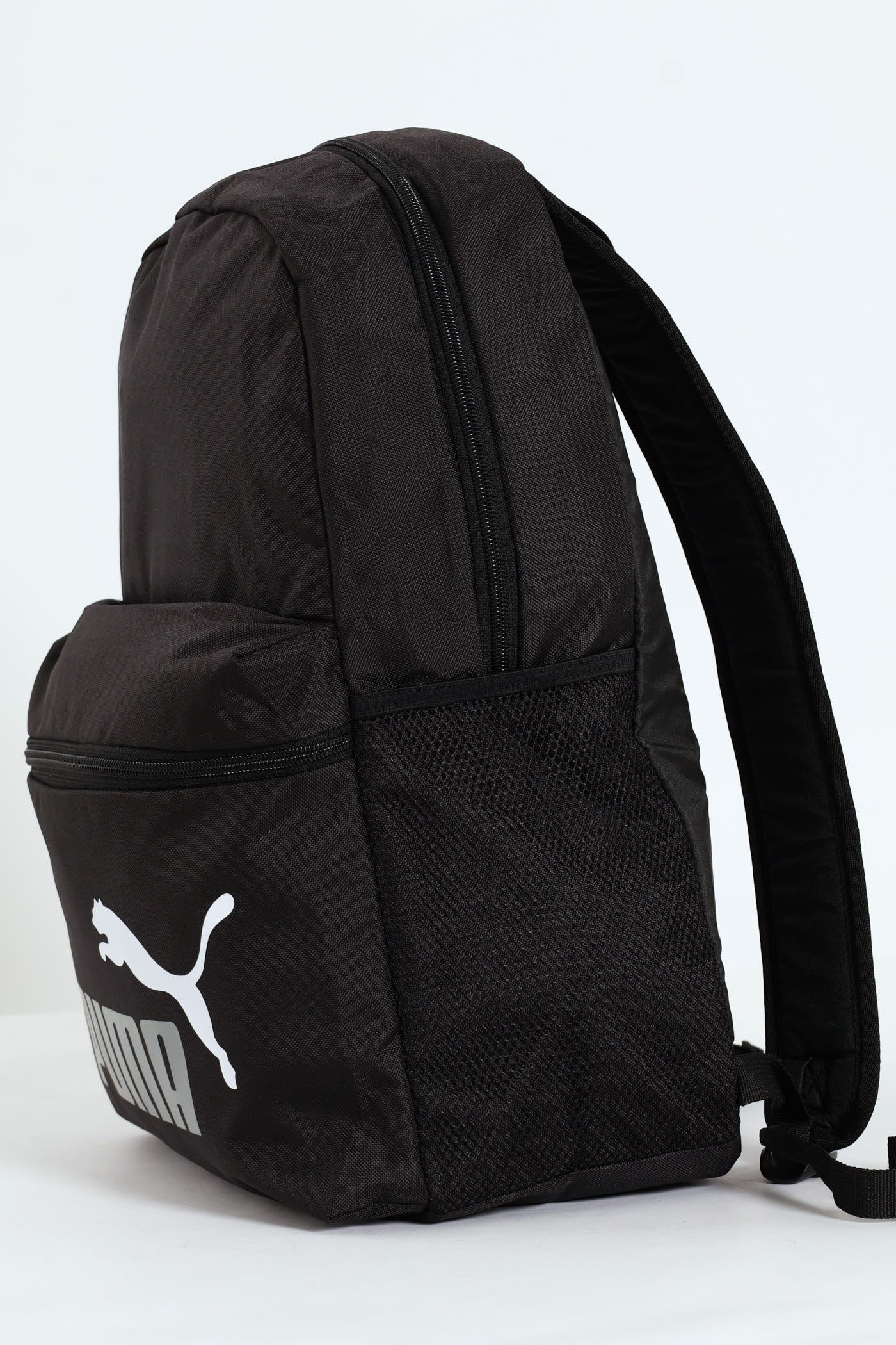 Grey Print Backpack - Black - Image 3