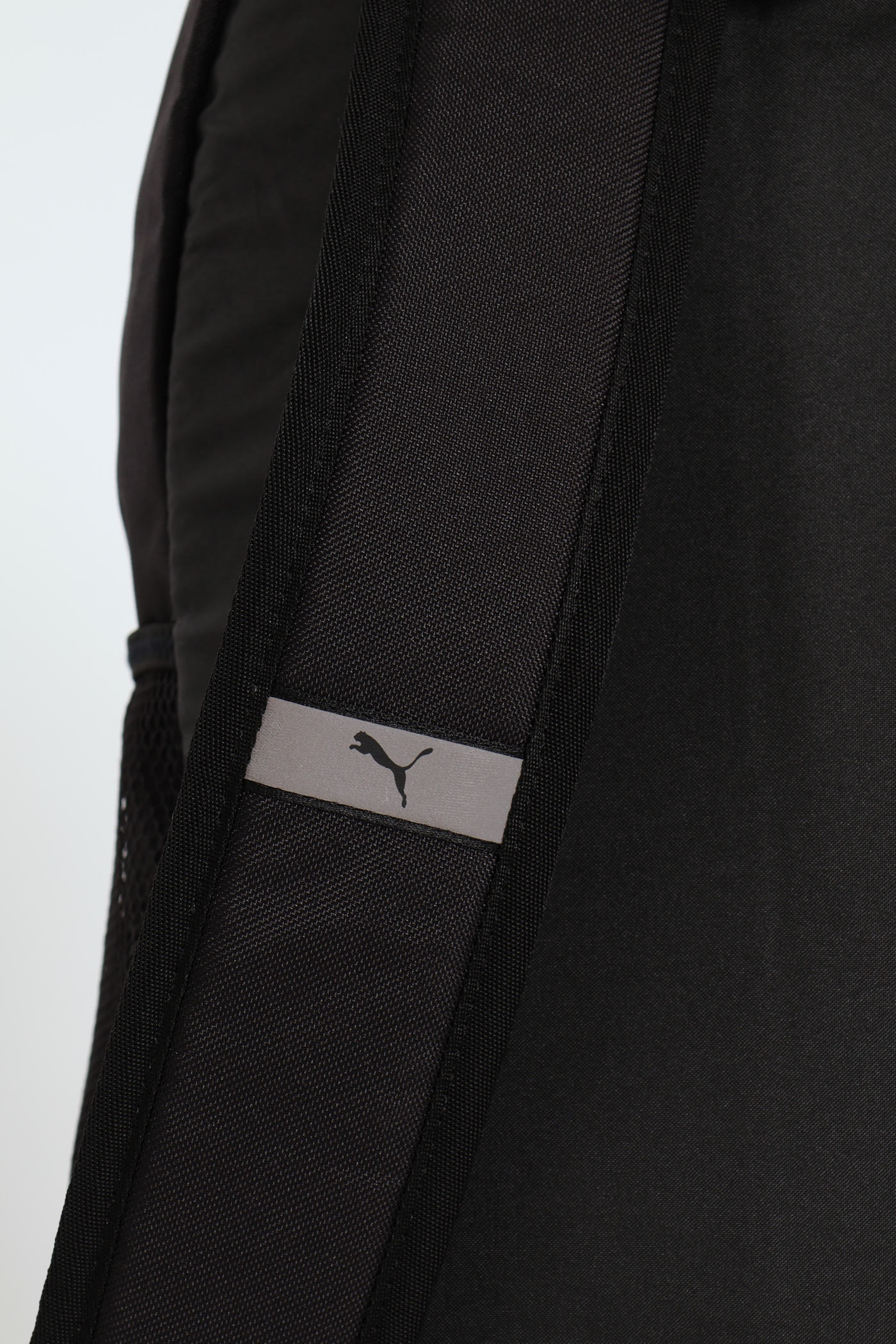 Grey Print Backpack - Black - Image 4