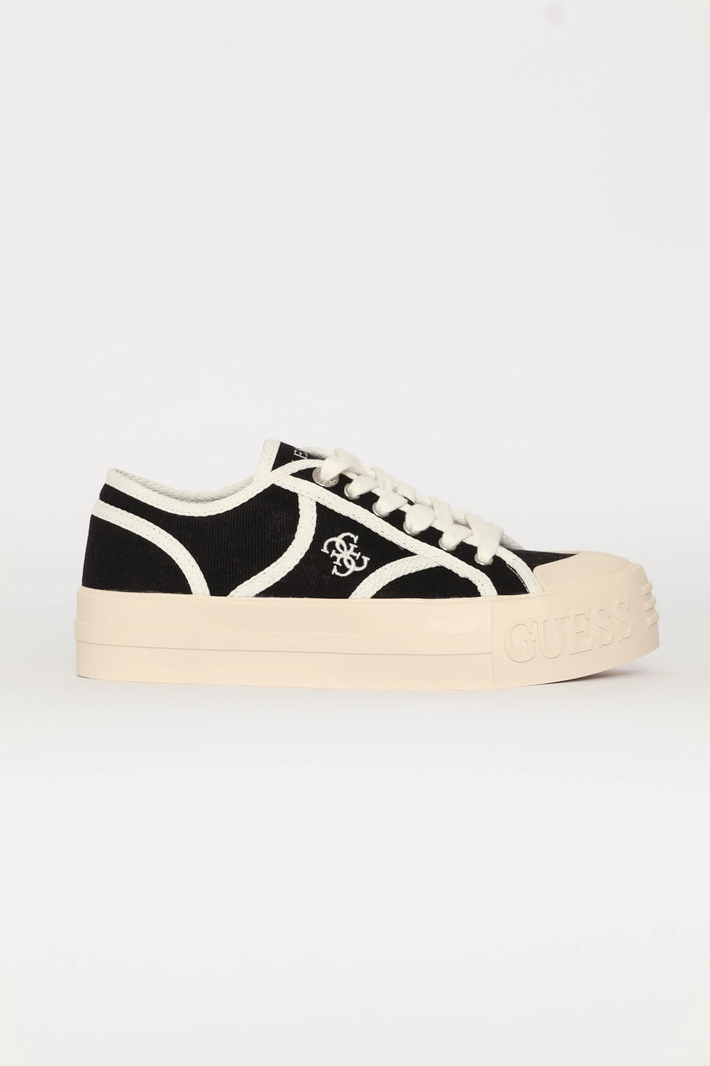 Guess Platform Sneaker - Black/White - Image 2