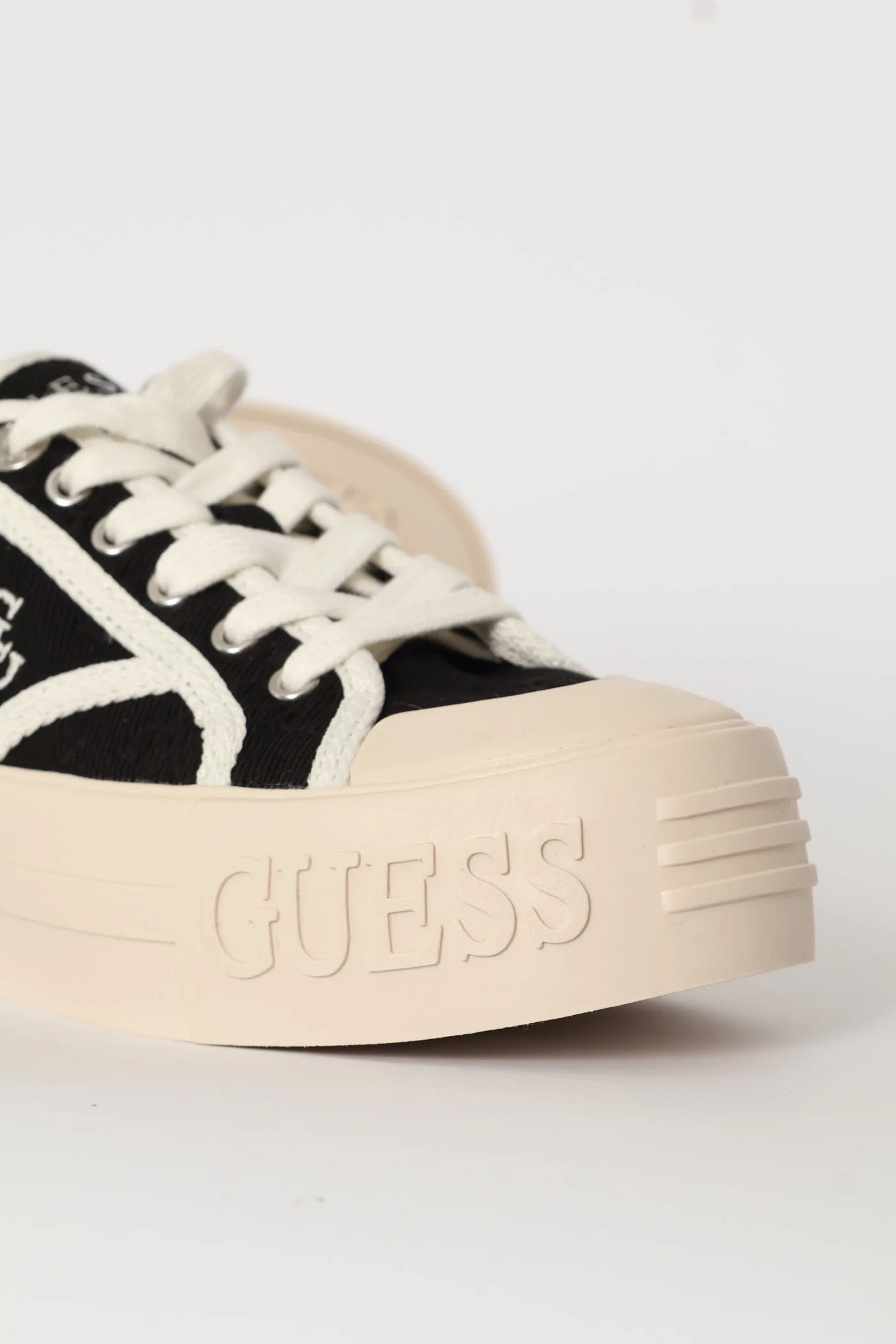 Guess Platform Sneaker - Black/White - Image 6
