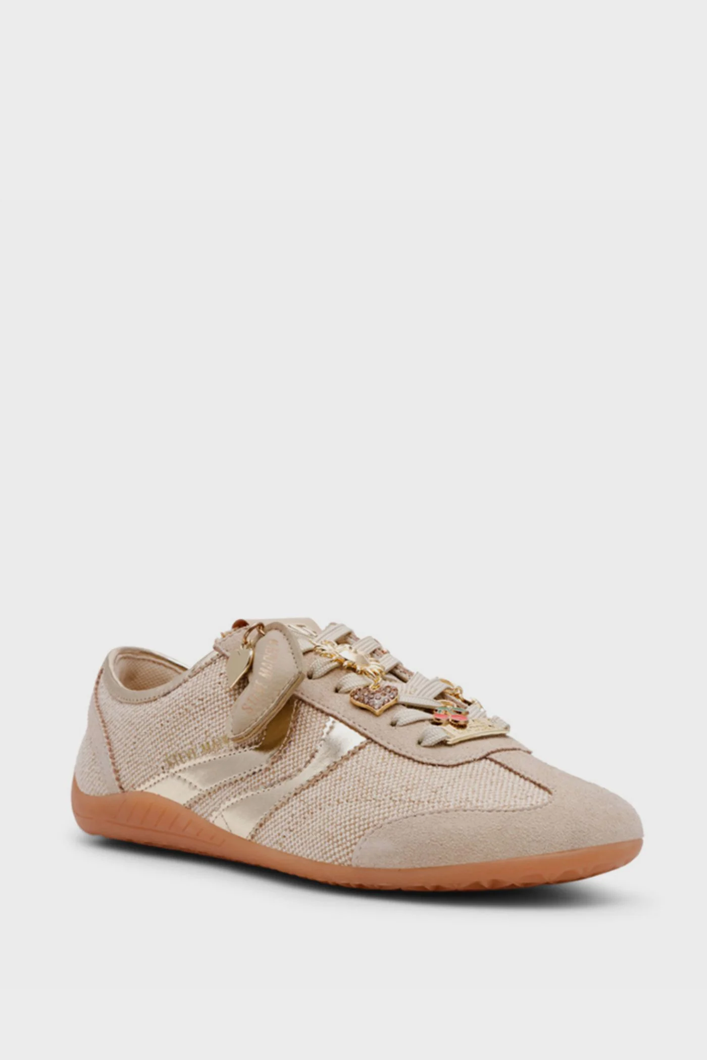 BASSETT Gumsole Stripe Sneaker - Taupe - Image 3