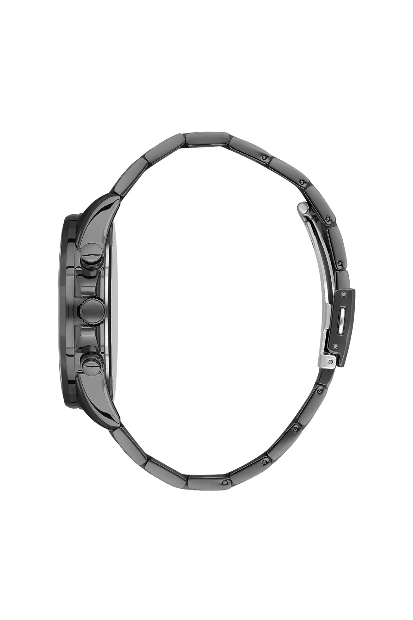 Blue Dial Gunmetal Watch - Grey - Image 2
