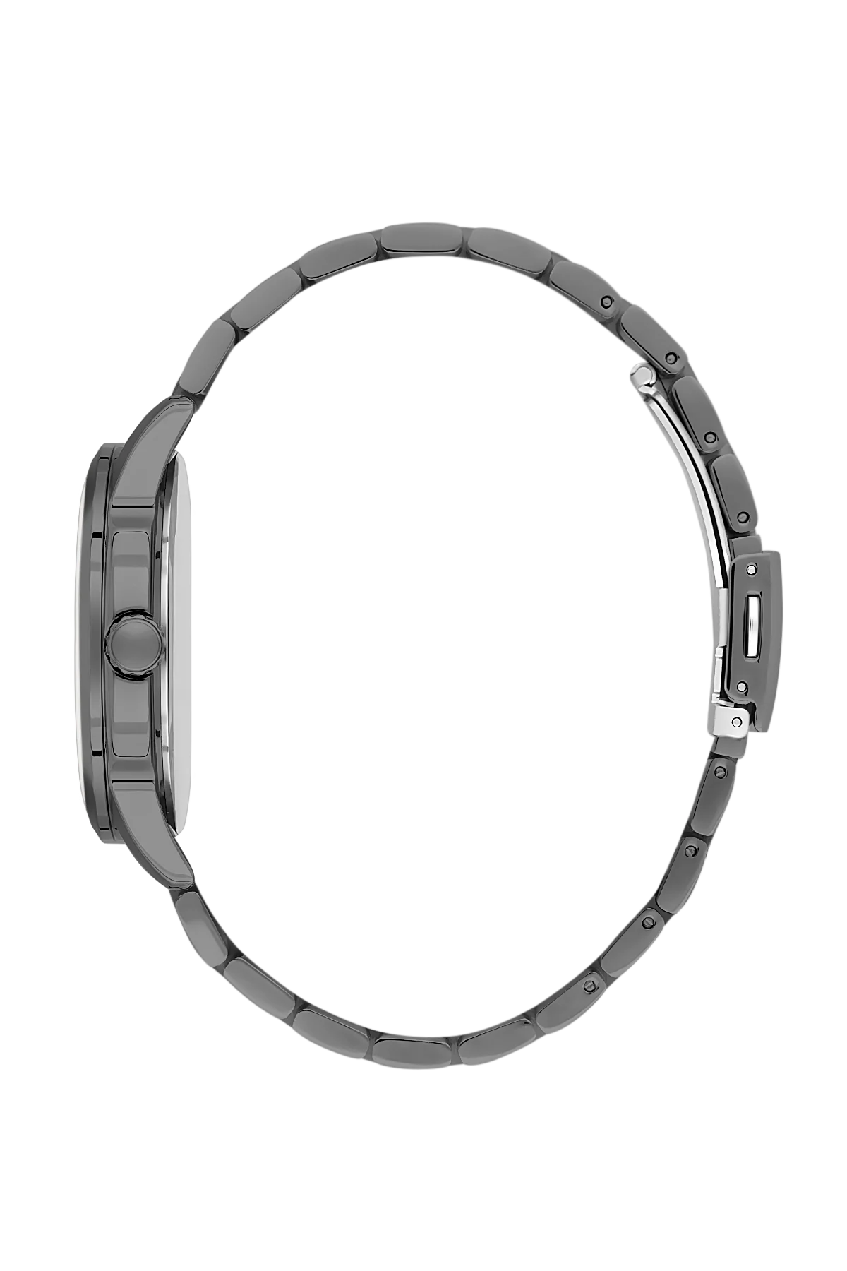 Gunmetal Case & Blue Dial Watch - Gunmetal - Image 2