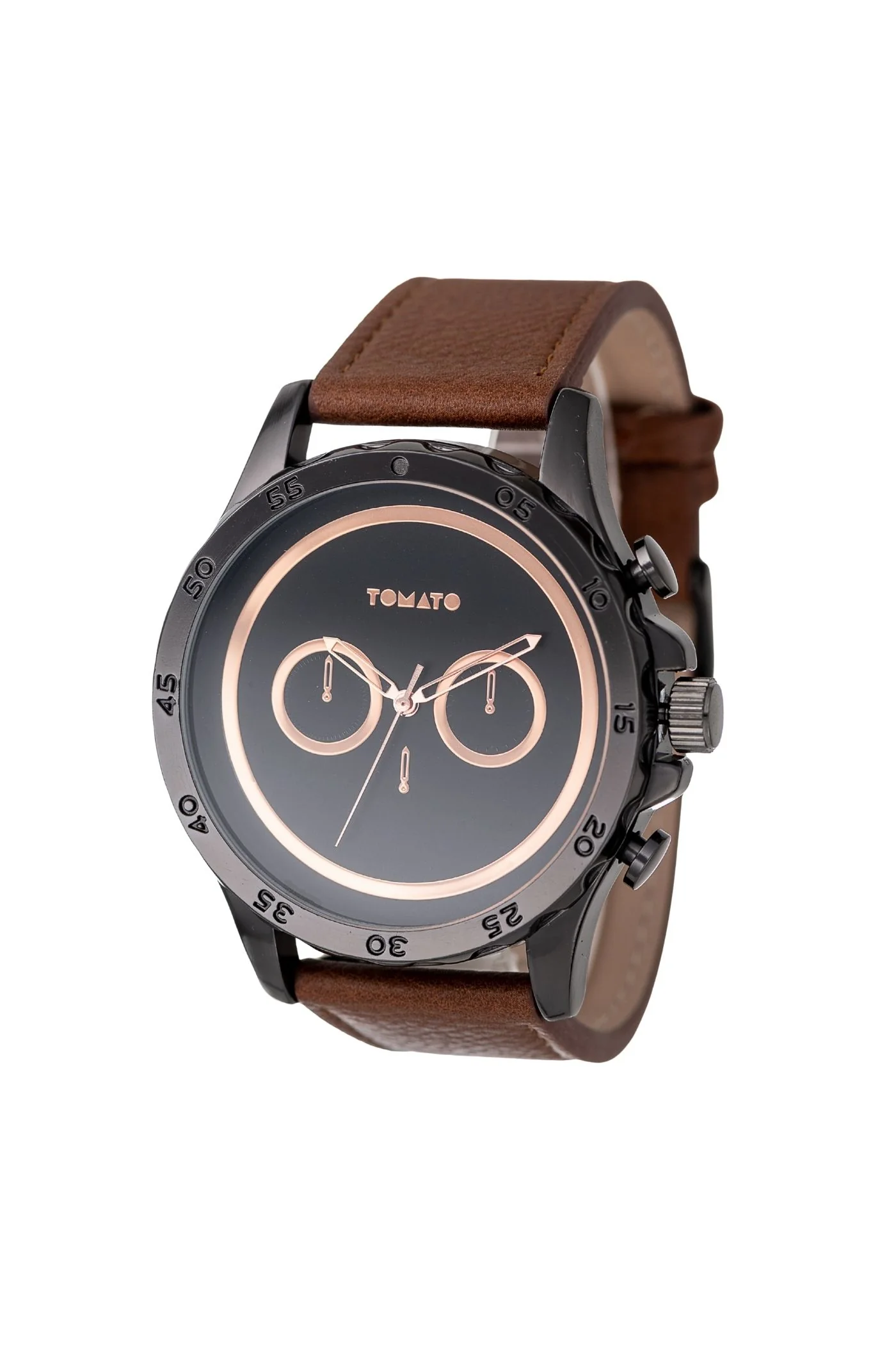 Gunmetal Case & Dial With Navy And Tan - Gunmetal - Image 2