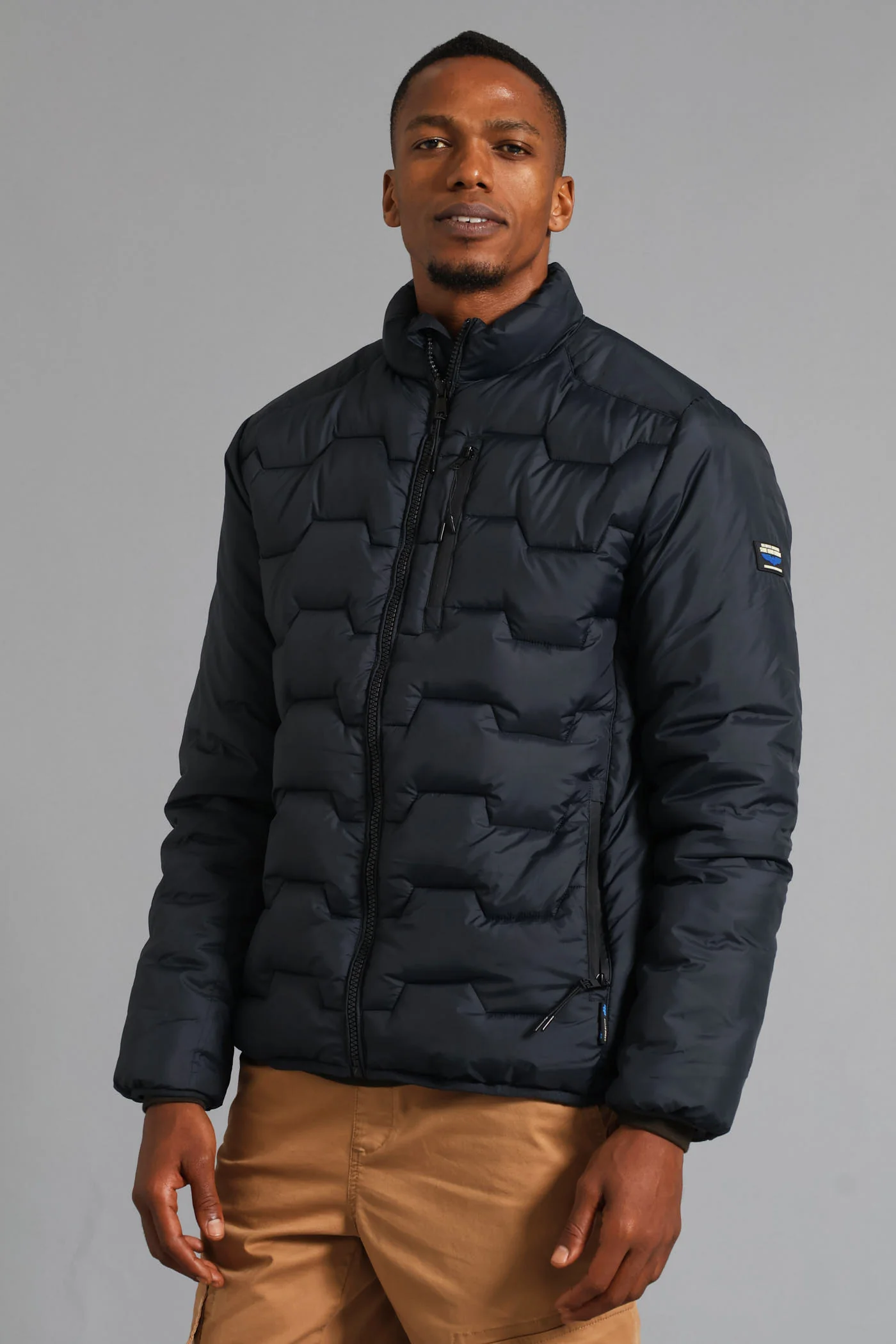 Gunmetal Panel Puffer Jacket - Gunmetal - Image 6