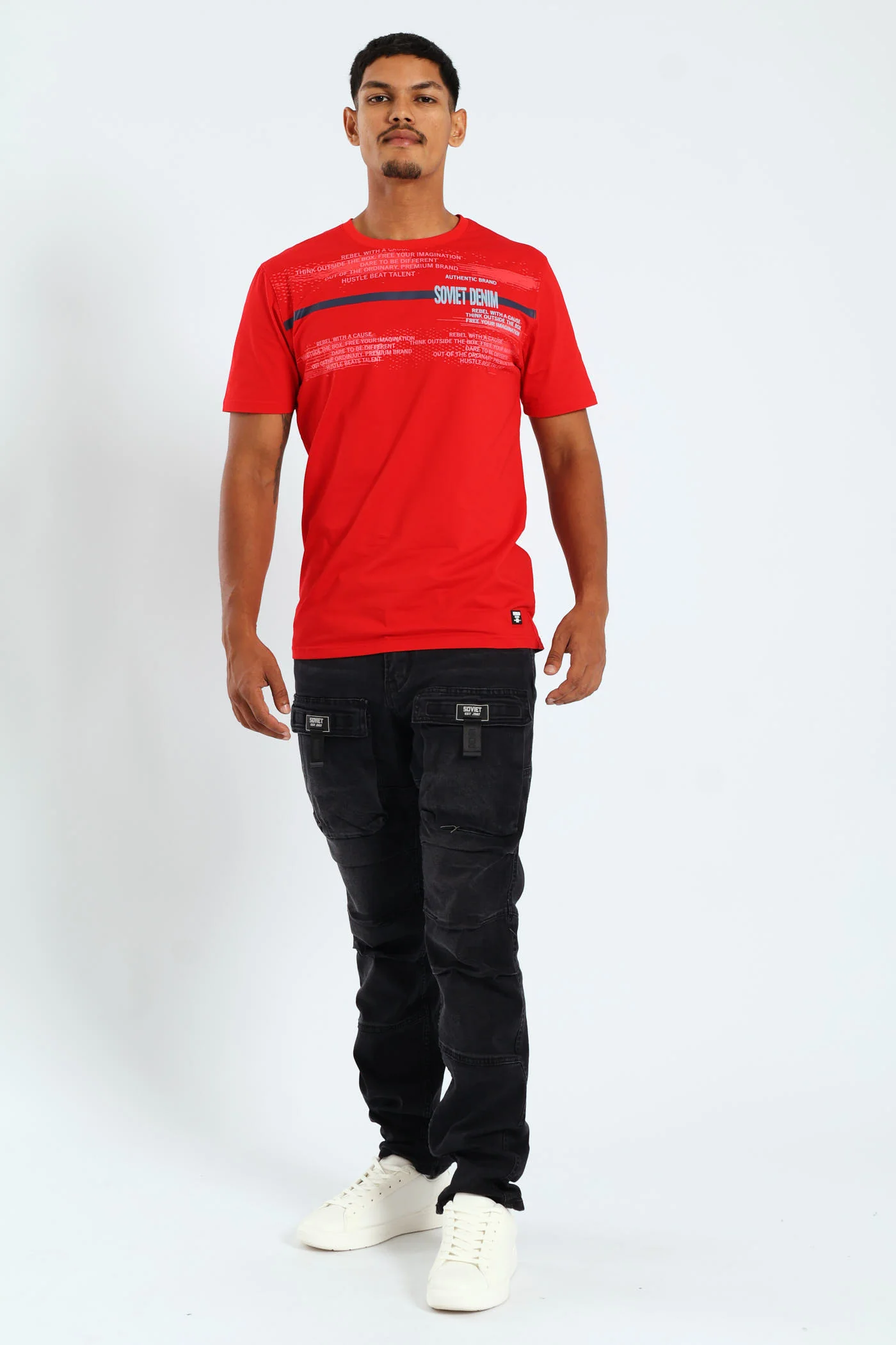 Gunner Cargo Pocket Denim - Black - Image 2