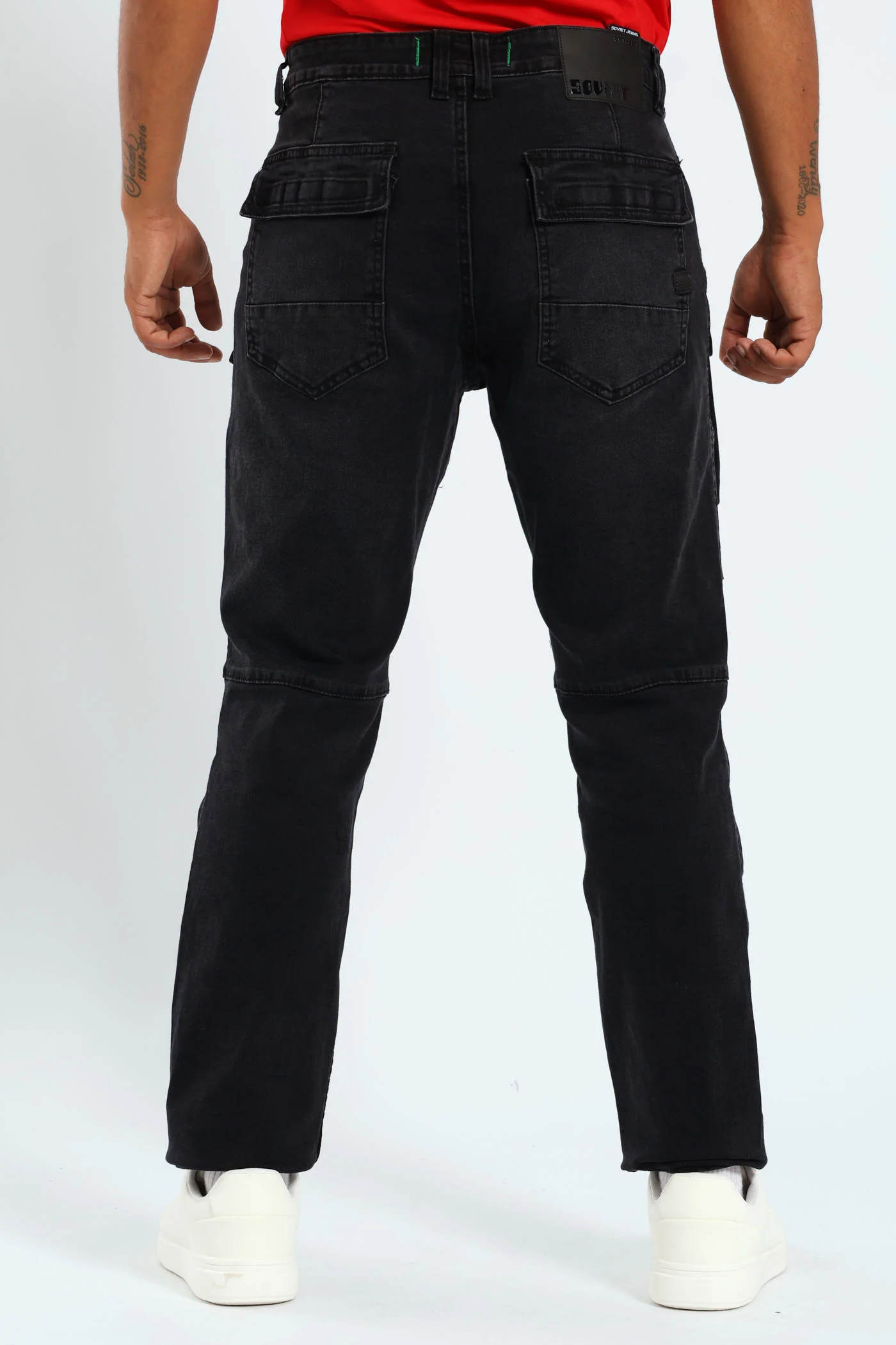 Gunner Cargo Pocket Denim - Black - Image 6