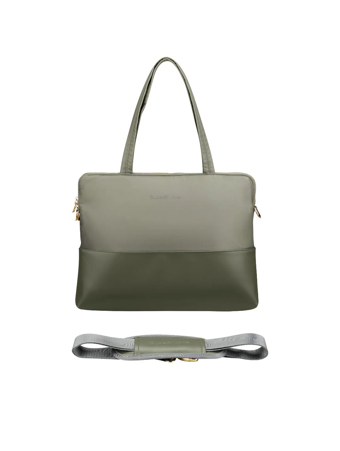 Gwen 15.6" Laptop Bag - Moss Green - Image 2