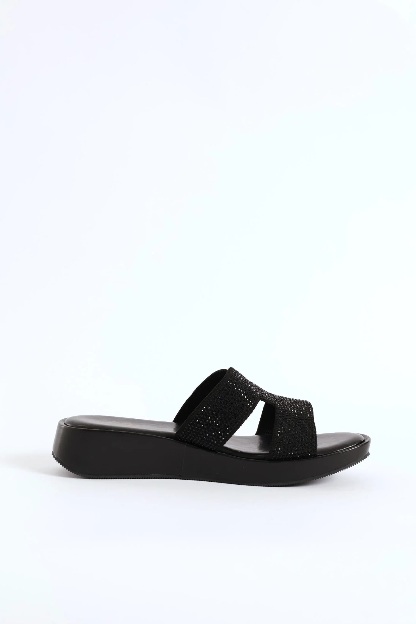 H-Mule Sandal On Comfort Outsole - Black - Image 6