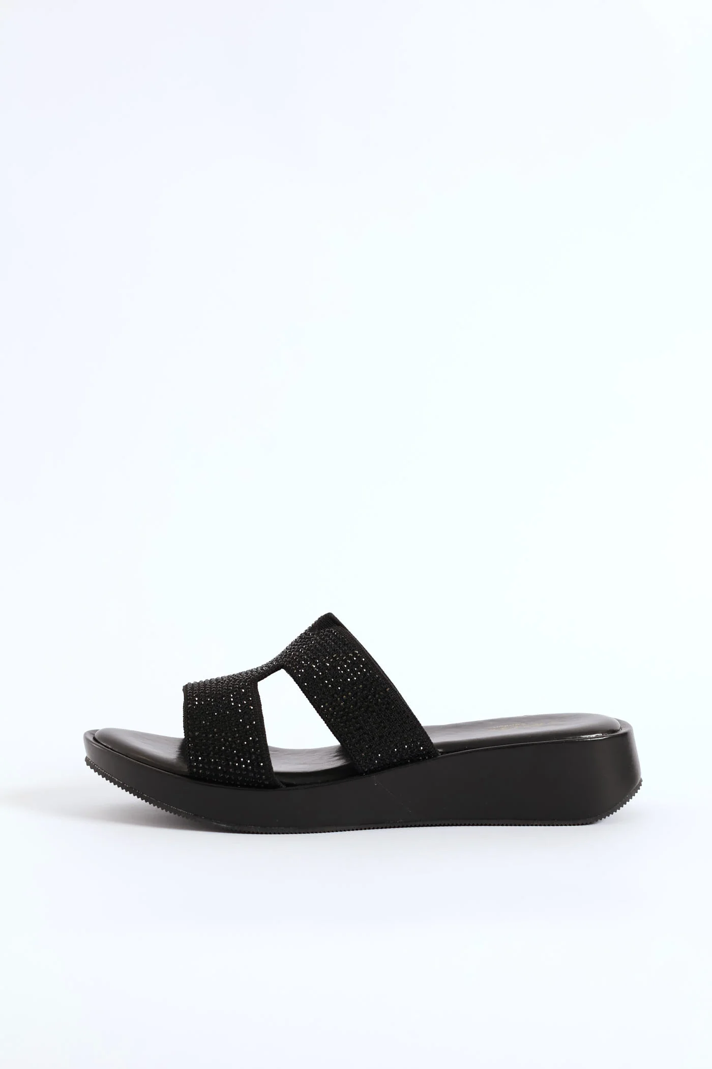 H-Mule Sandal On Comfort Outsole - Black - Image 7