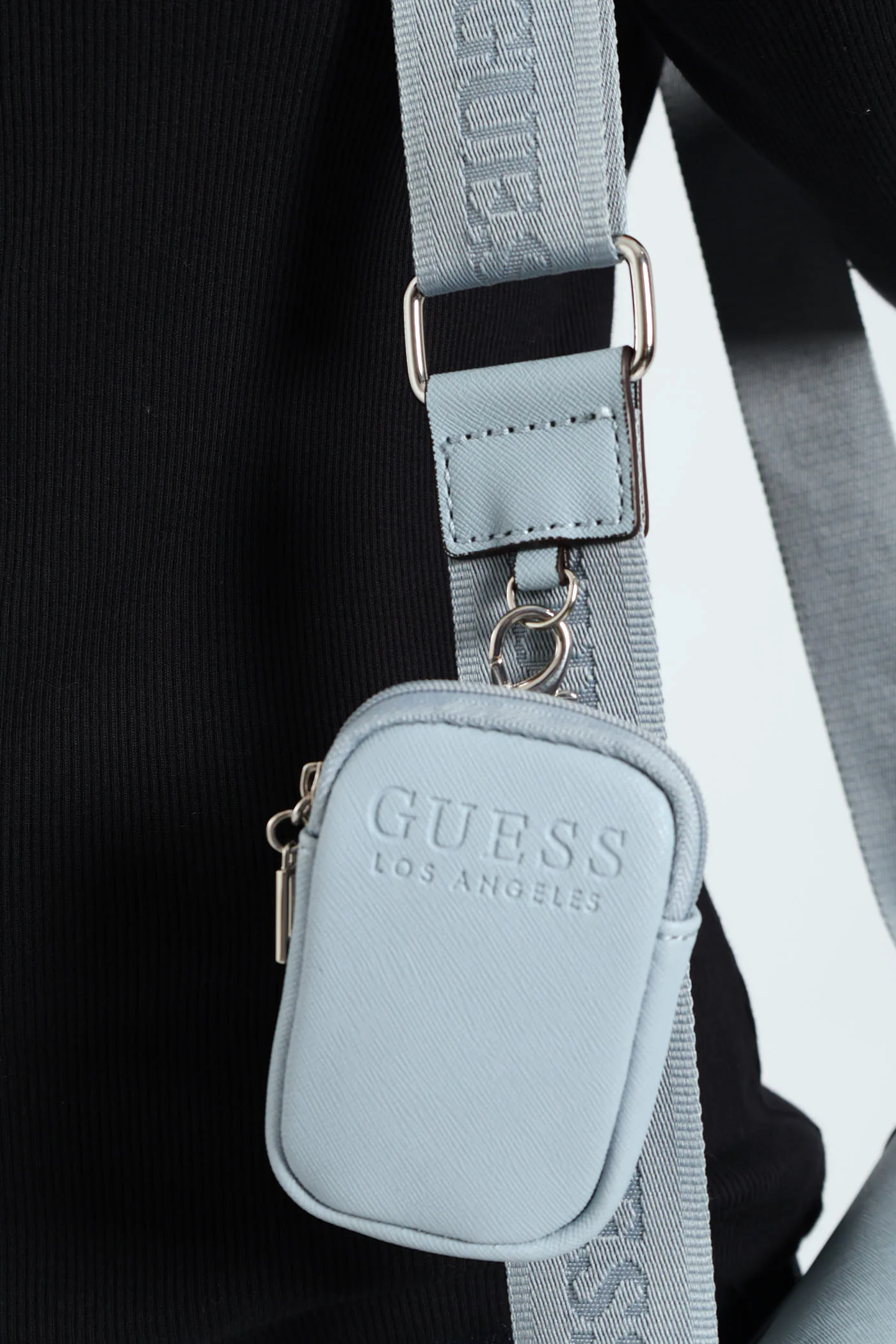 Haddington Flap Mini Crossbody Bag - Denim - Image 2
