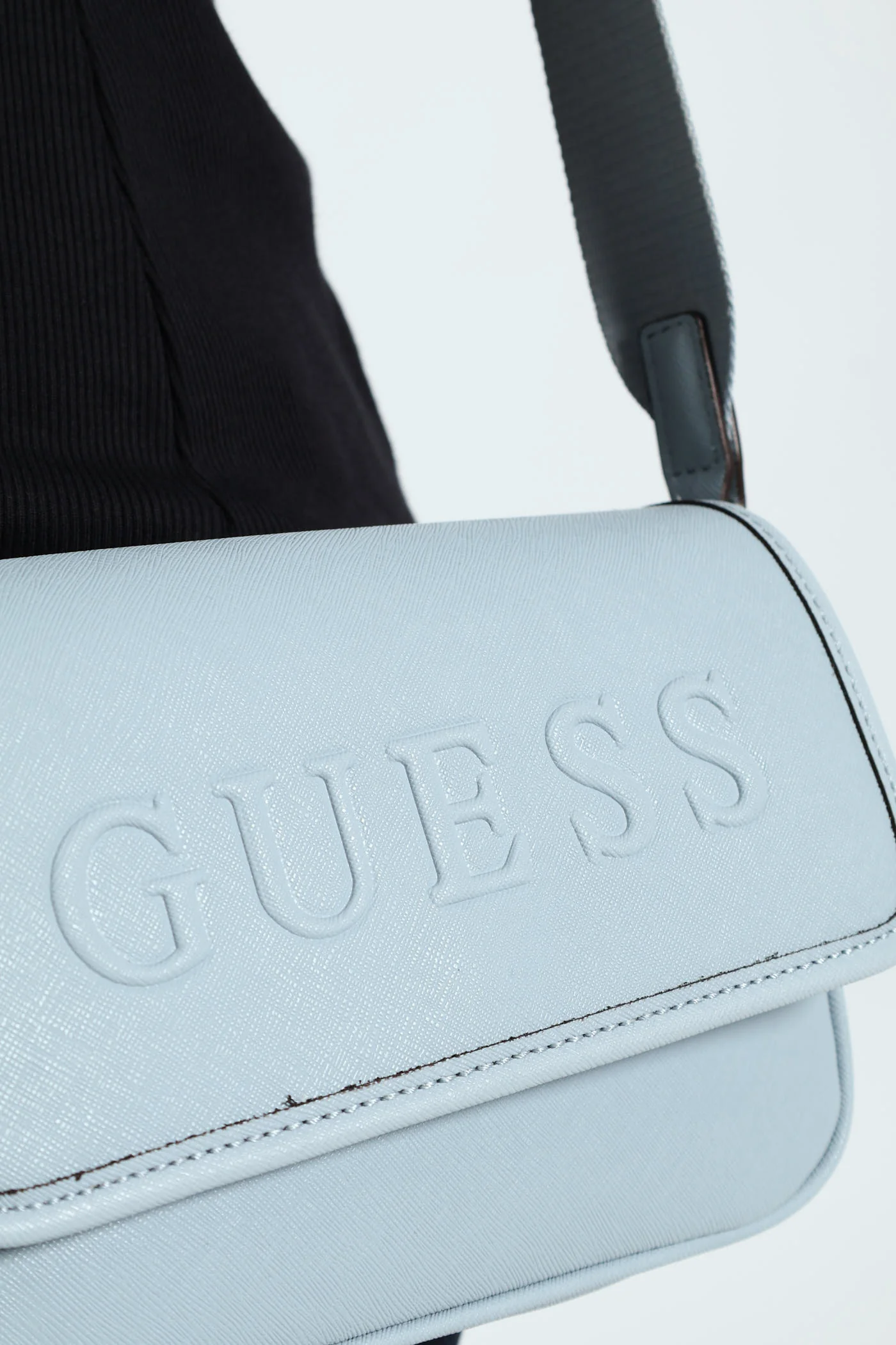Haddington Flap Mini Crossbody Bag - Denim - Image 4