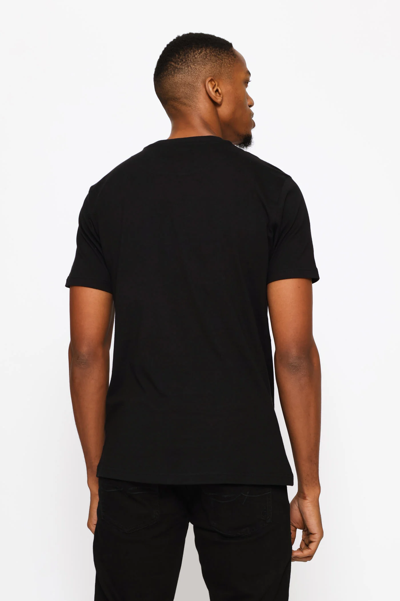 Hakeem Pony Printed Tee - Black - Image 4
