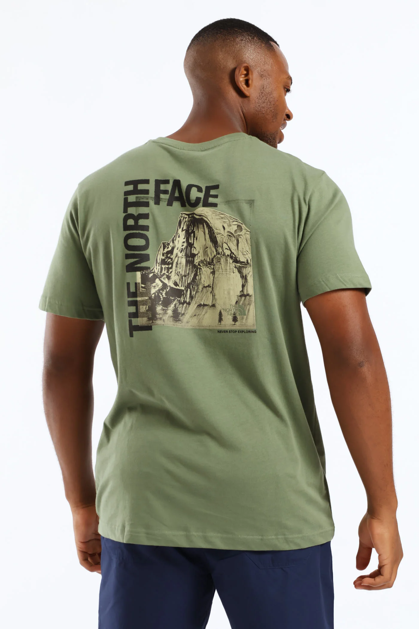 Half Dome Photo Tee - Olive - Image 3