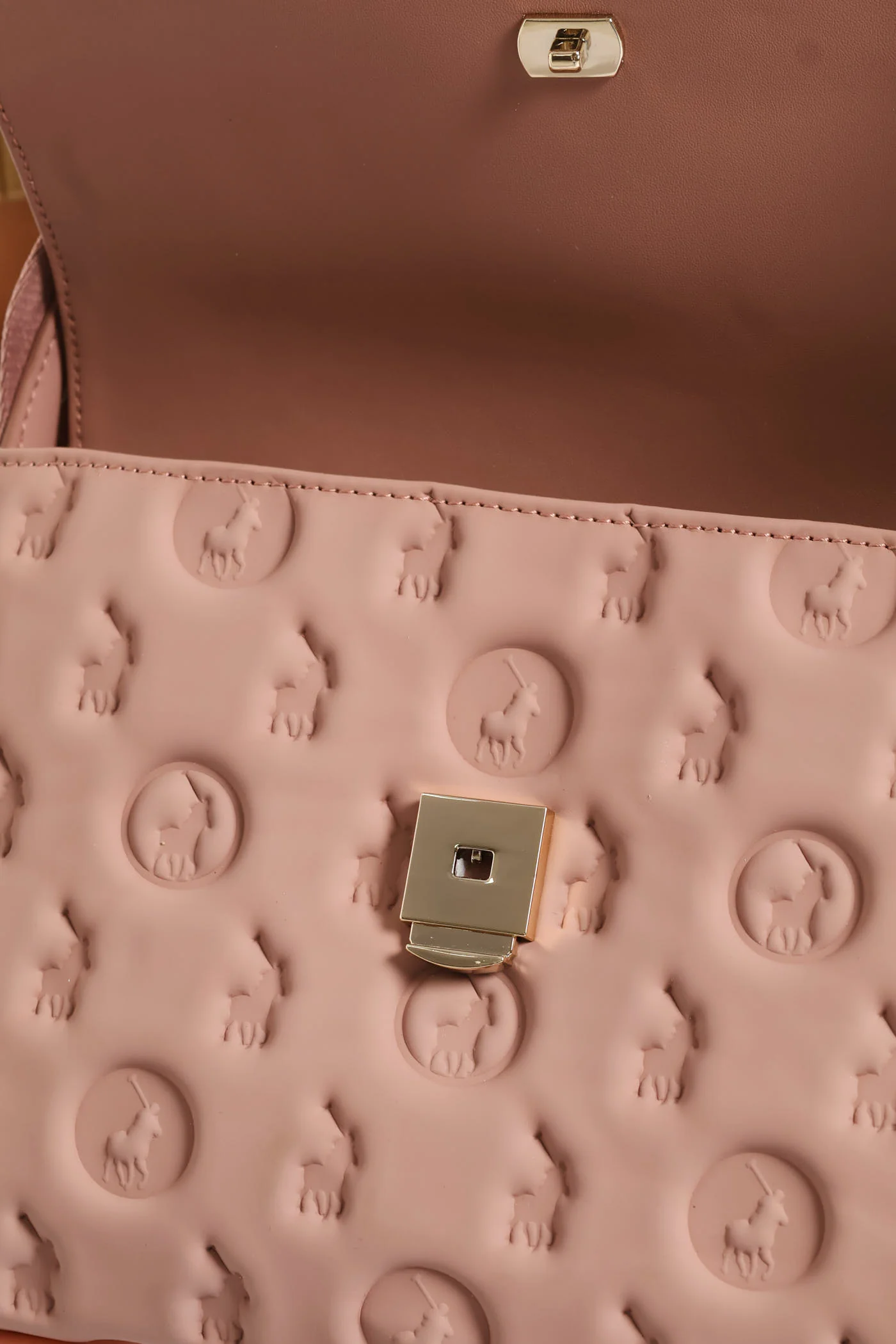 Halo Flapover Multi Sling Bag - Blush - Image 3