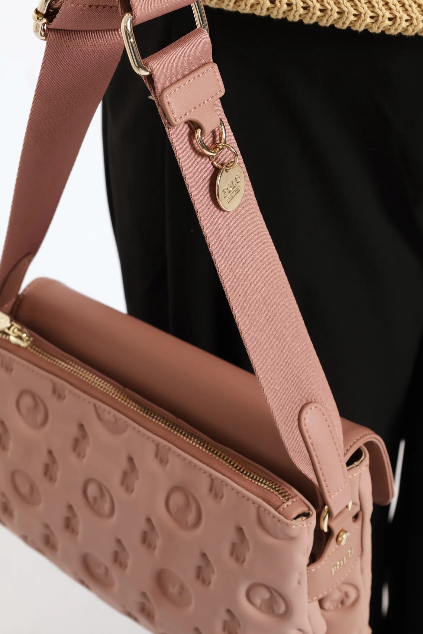 Halo Flapover Multi Sling Bag - Blush - Image 4
