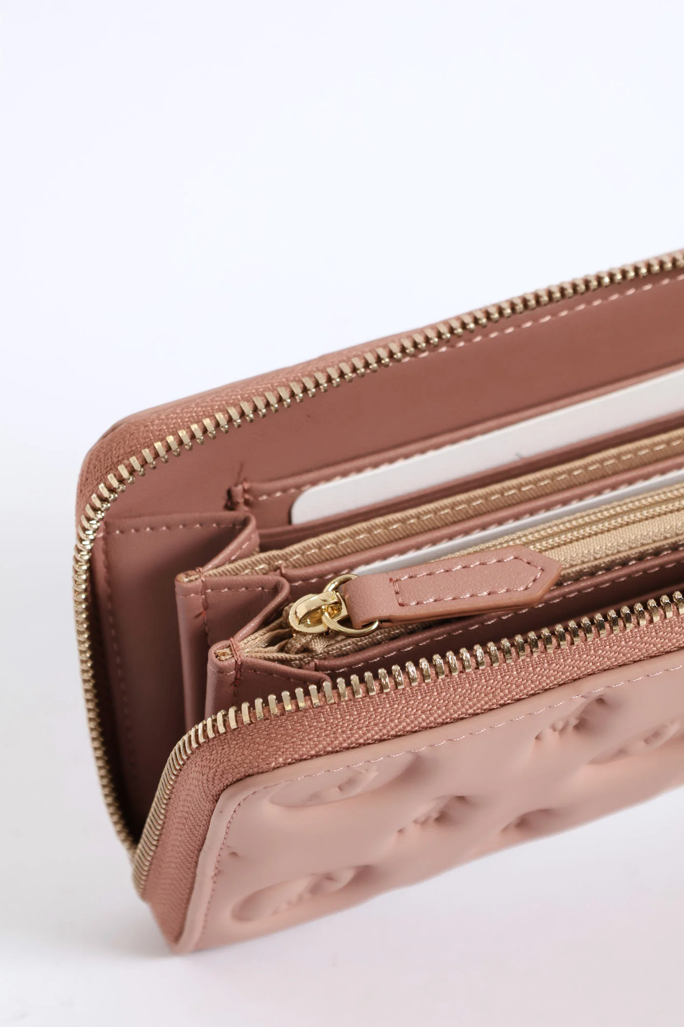 Halo Medium Zip Around Purse - Blush - Image 2