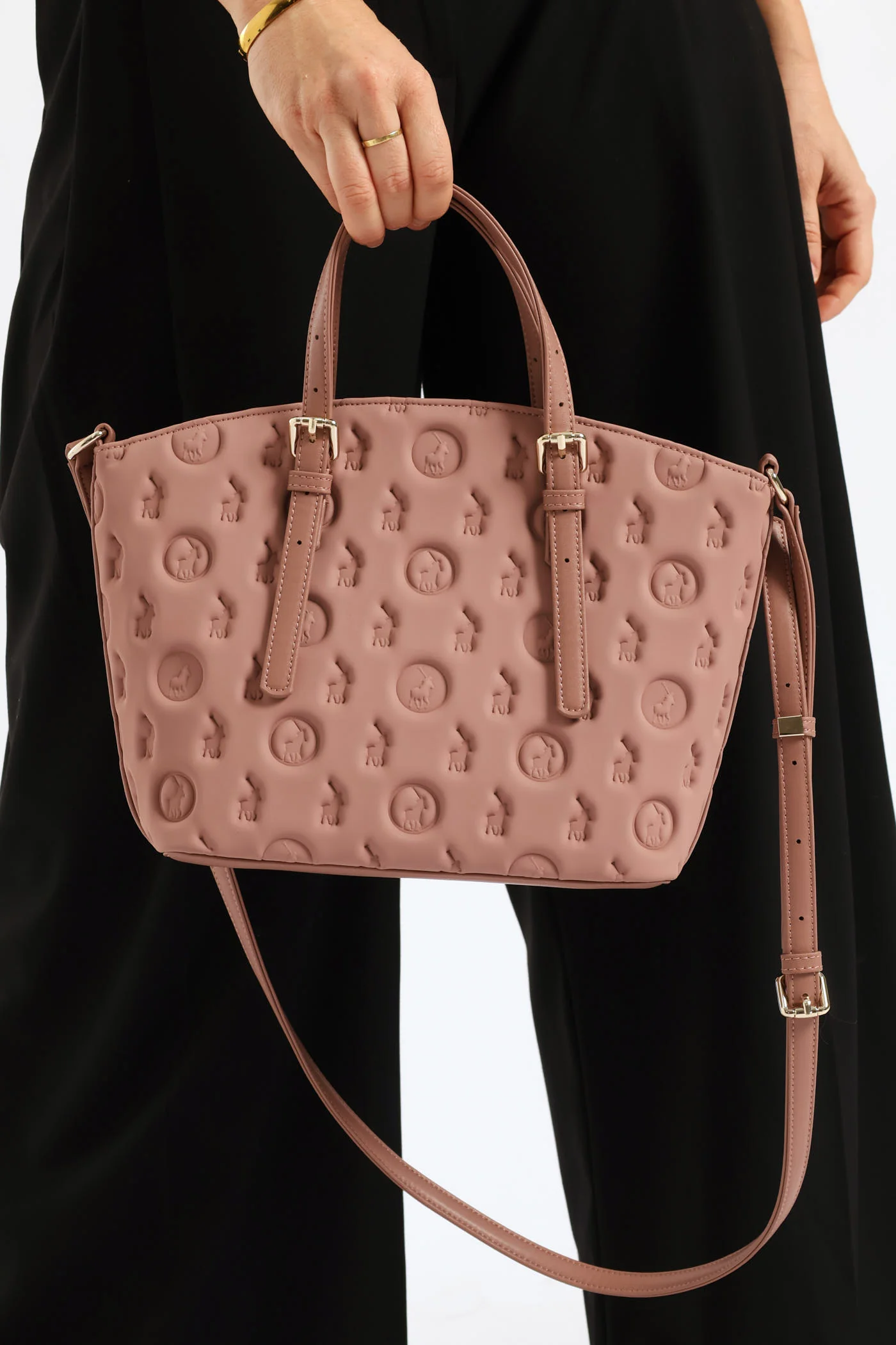 Halo Small Shopper Bag - Blush - Image 2