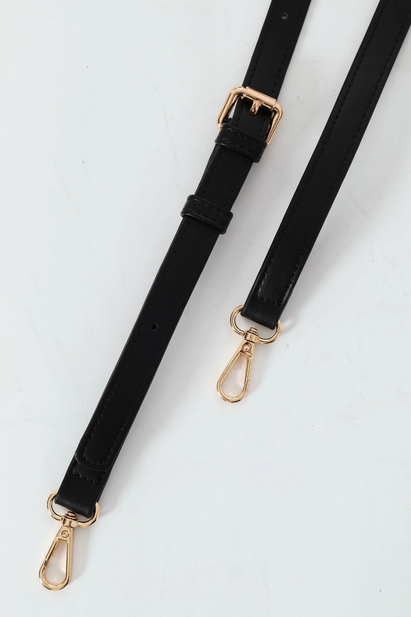 Handbag With Lock Detail - Black - Image 6
